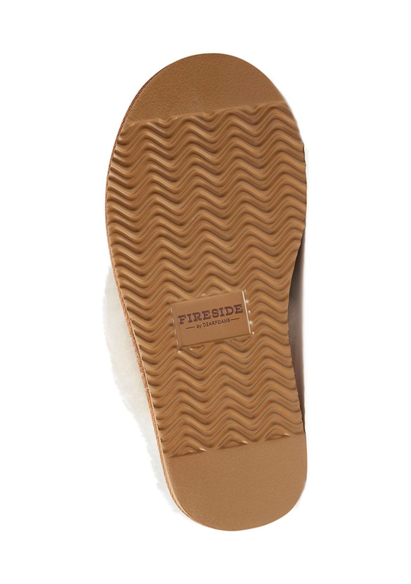 Sydney Genuine Shearling Scuff Bootie Slippers