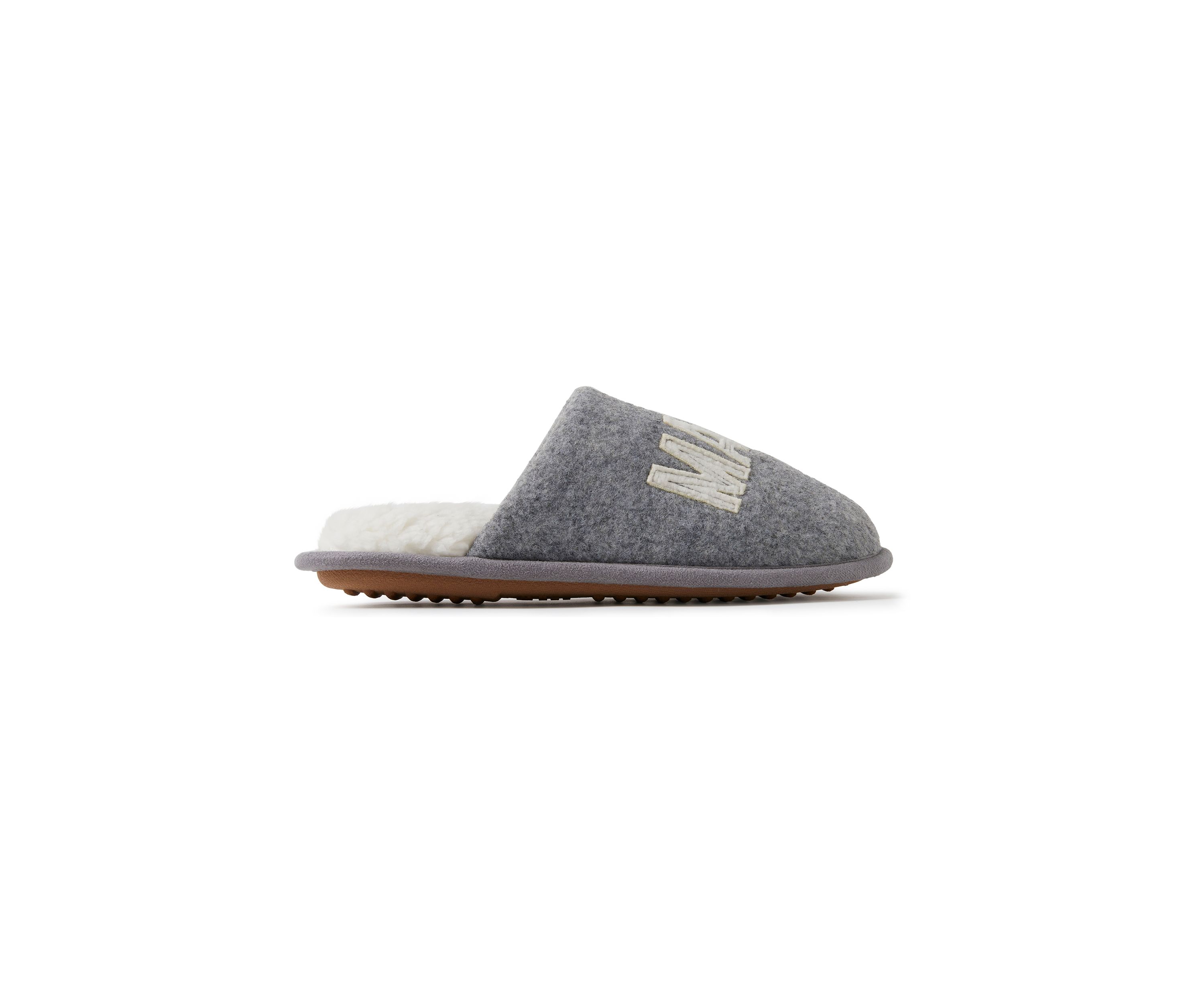 Mama Bear Teddy Scuff Slippers