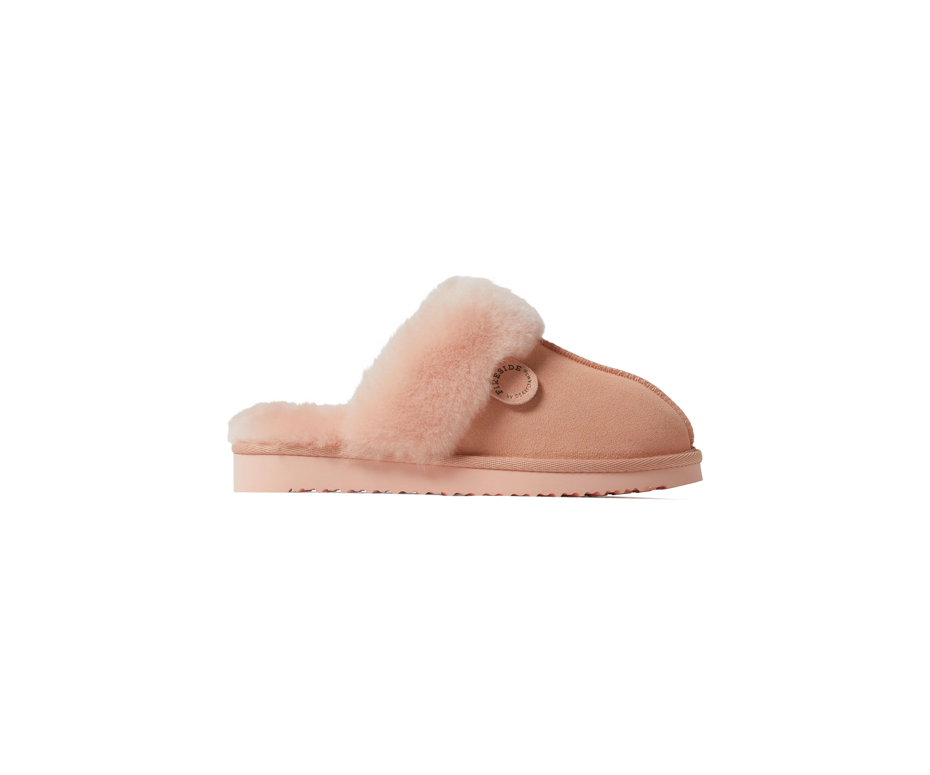 Sydney Genuine Shearling Scuff Slippers 