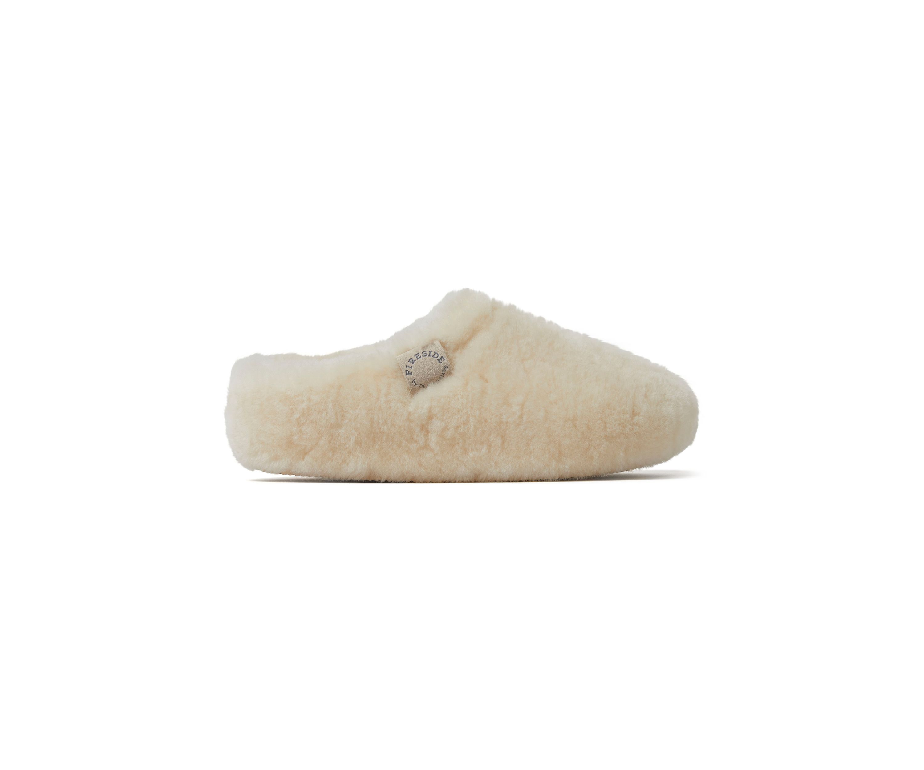 Maryboro Genuine Shearling Wrapped Platform Clogs