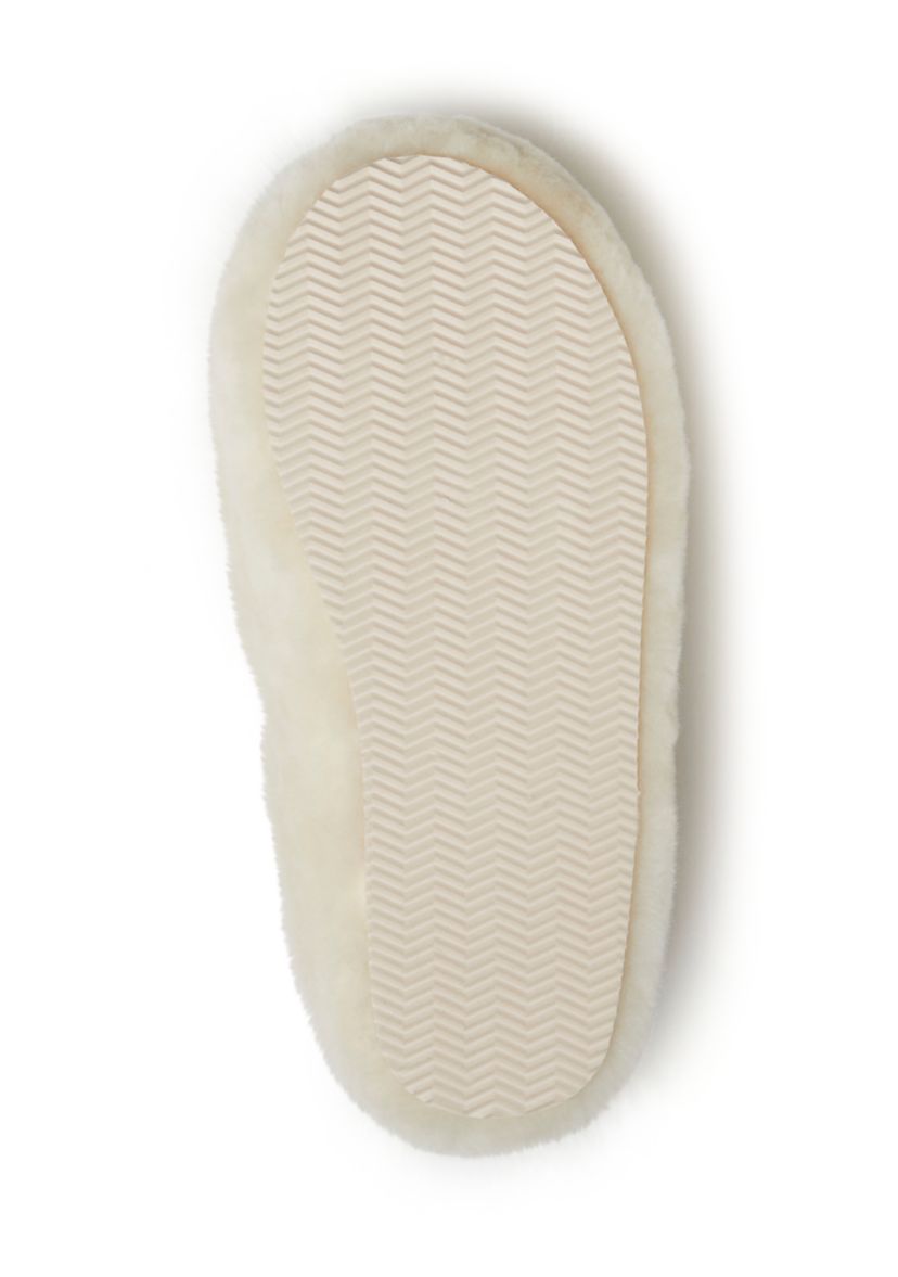 Maryboro Genuine Shearling Wrapped Platform Clogs