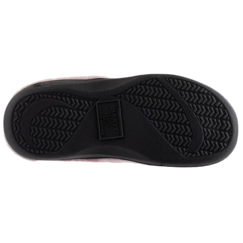 isotoner Women’s Microterry Sport Hoodback Slippers