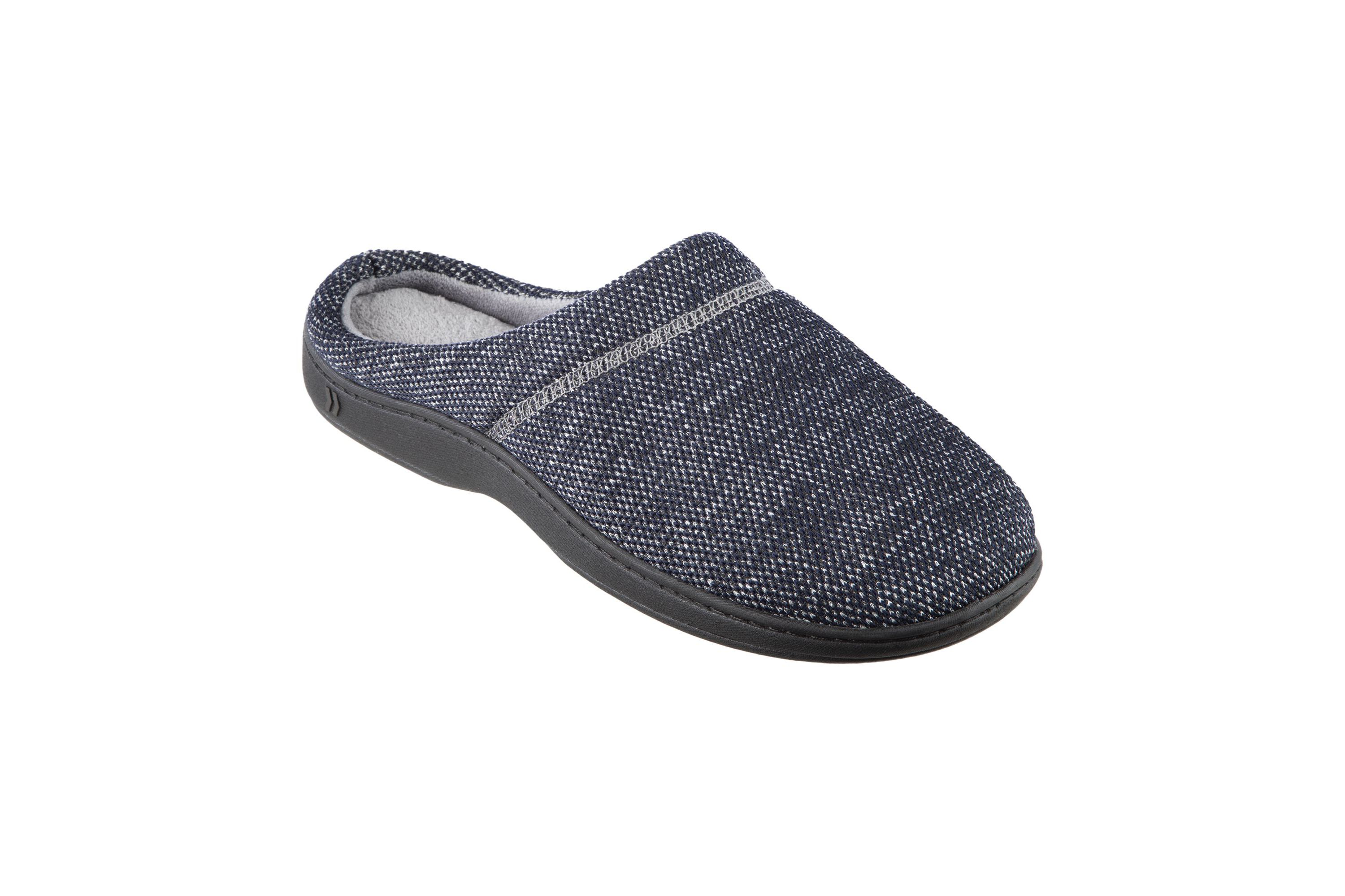 isotoner Mens Javier Mesh Hoodback Slippers