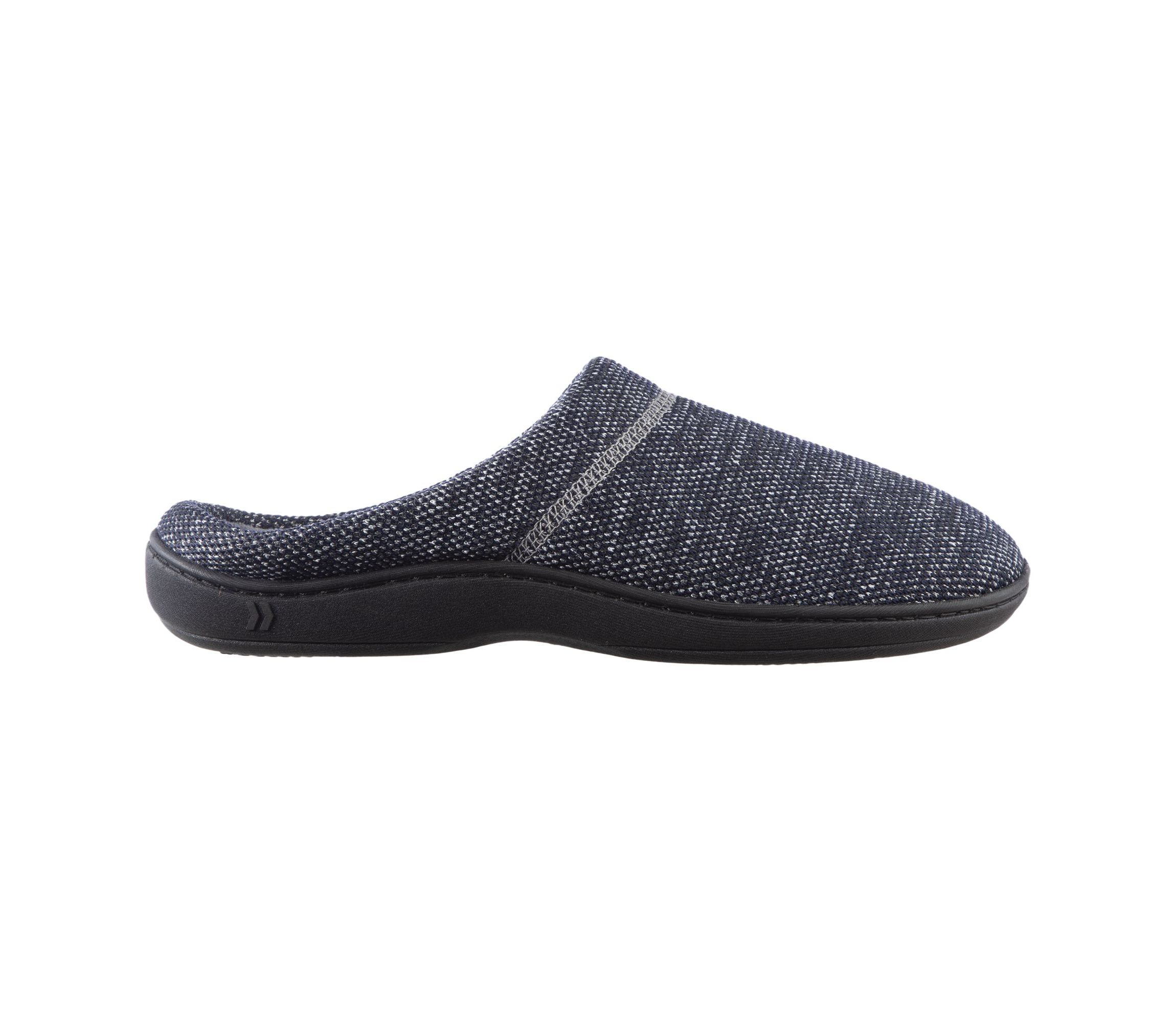 isotoner Mens Javier Mesh Hoodback Slippers