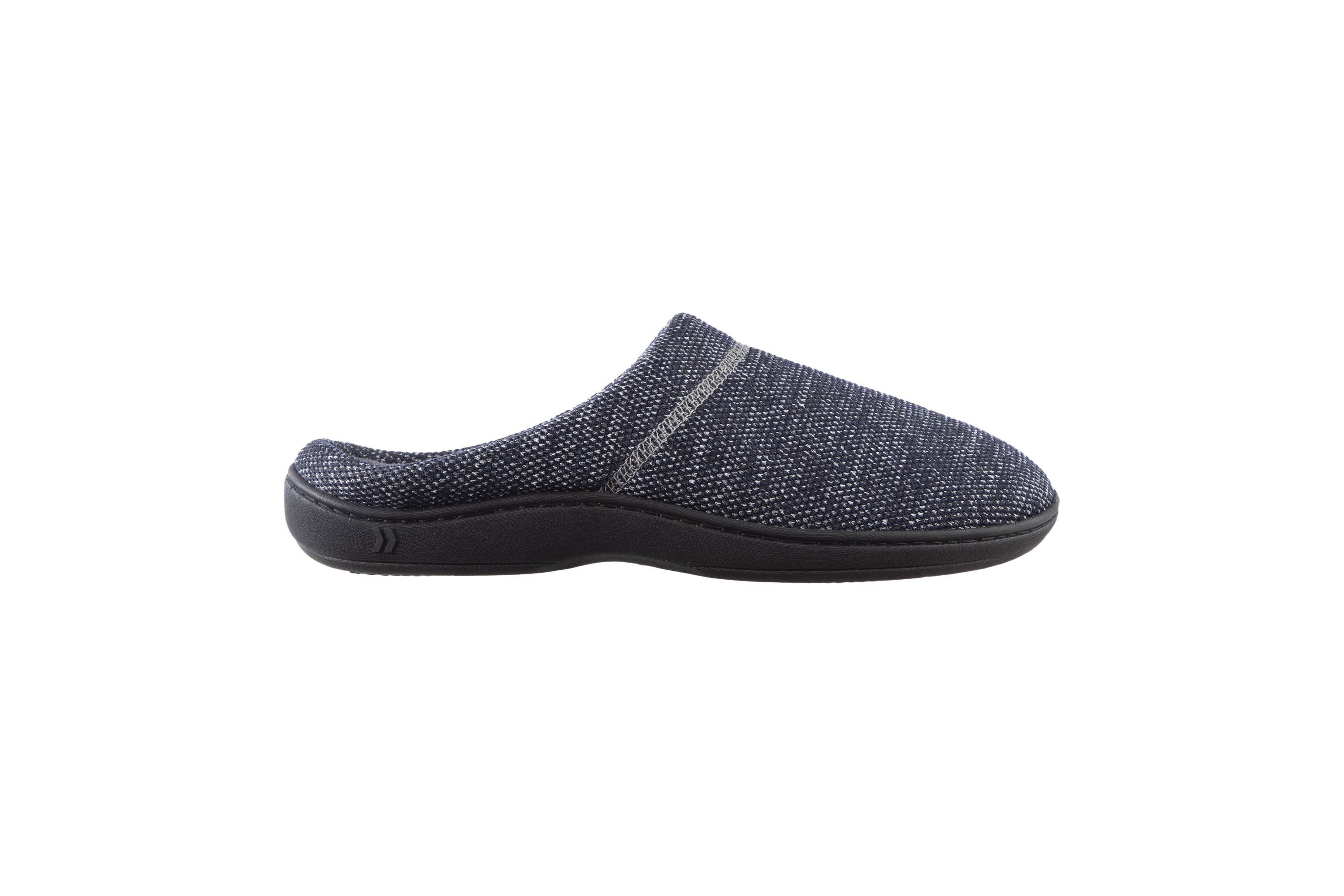 isotoner Mens Javier Mesh Hoodback Slippers