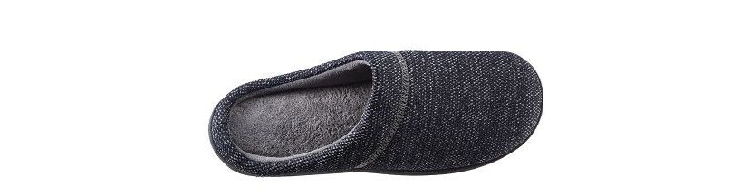 isotoner Mens Javier Mesh Hoodback Slippers