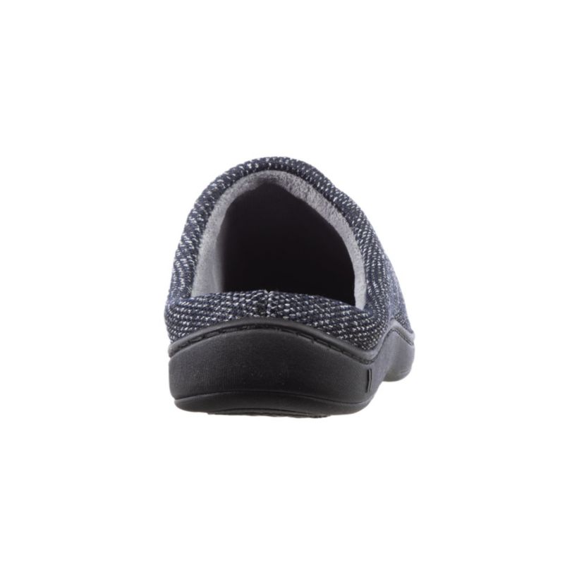 isotoner Mens Javier Mesh Hoodback Slippers