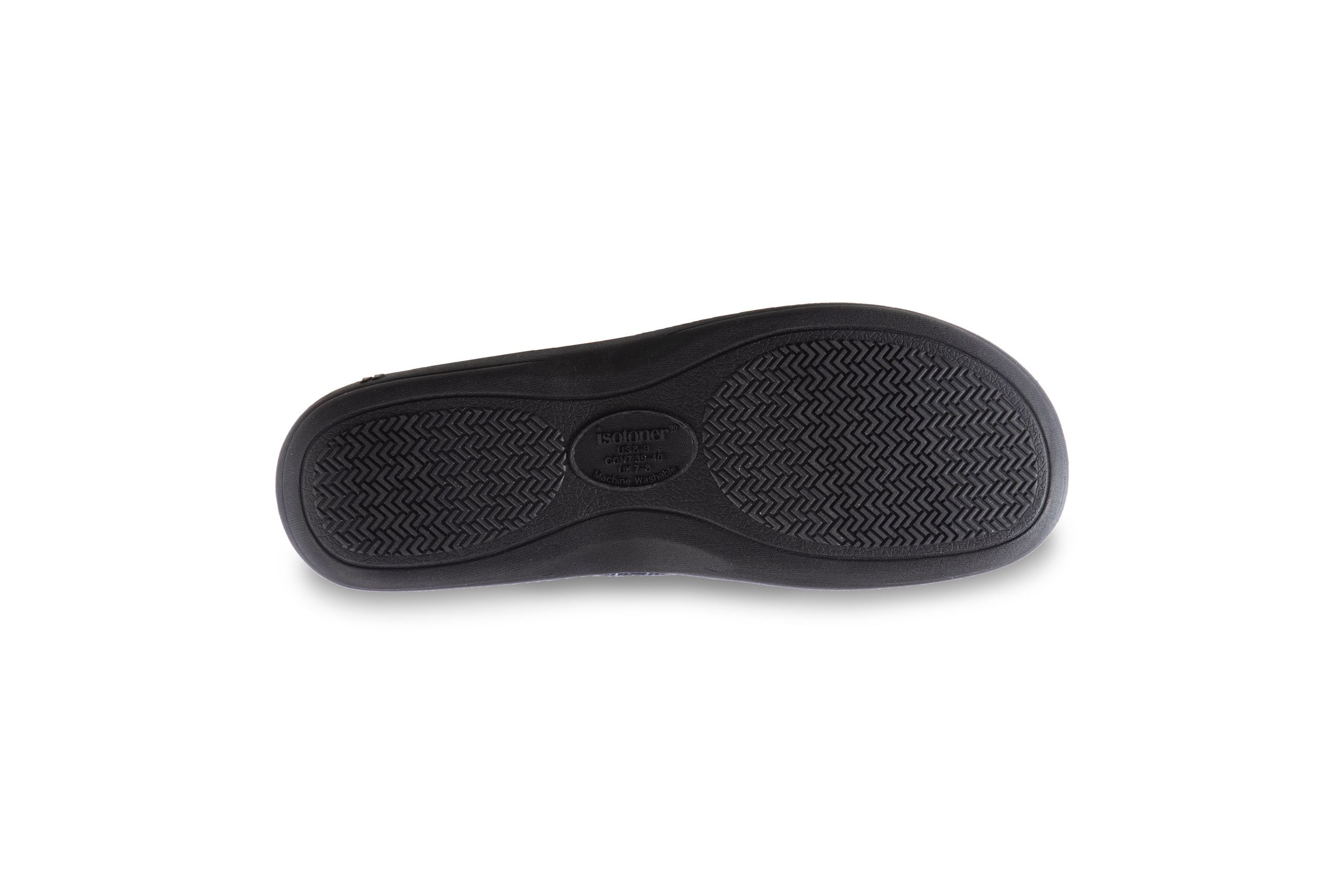 isotoner Mens Javier Mesh Closed Back Slippers