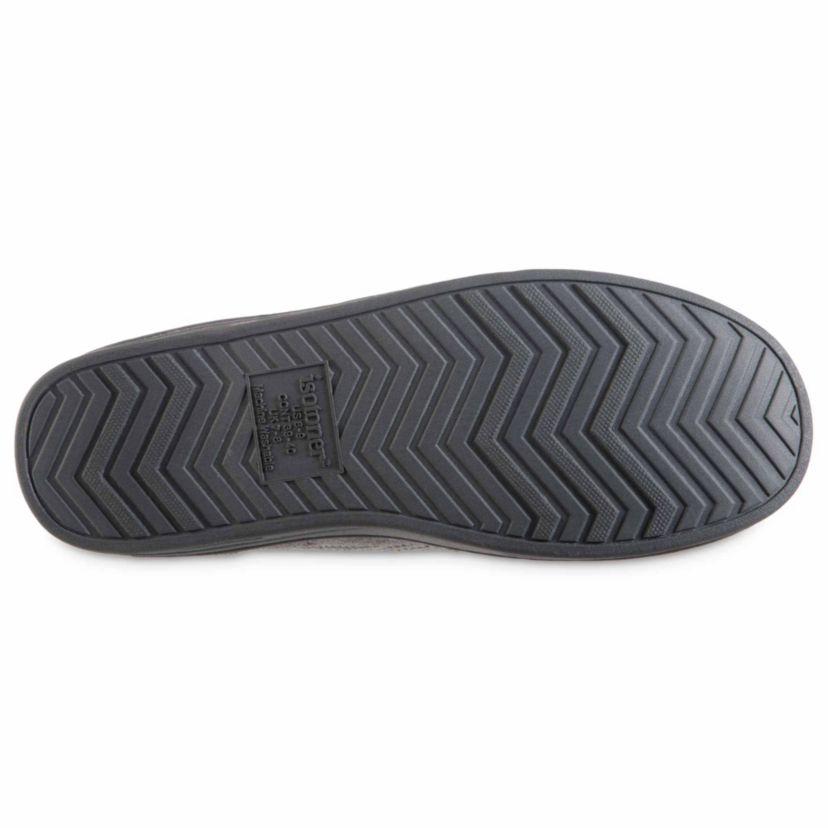 Mens Microterry and Waffle Travis Moccasin Slippers