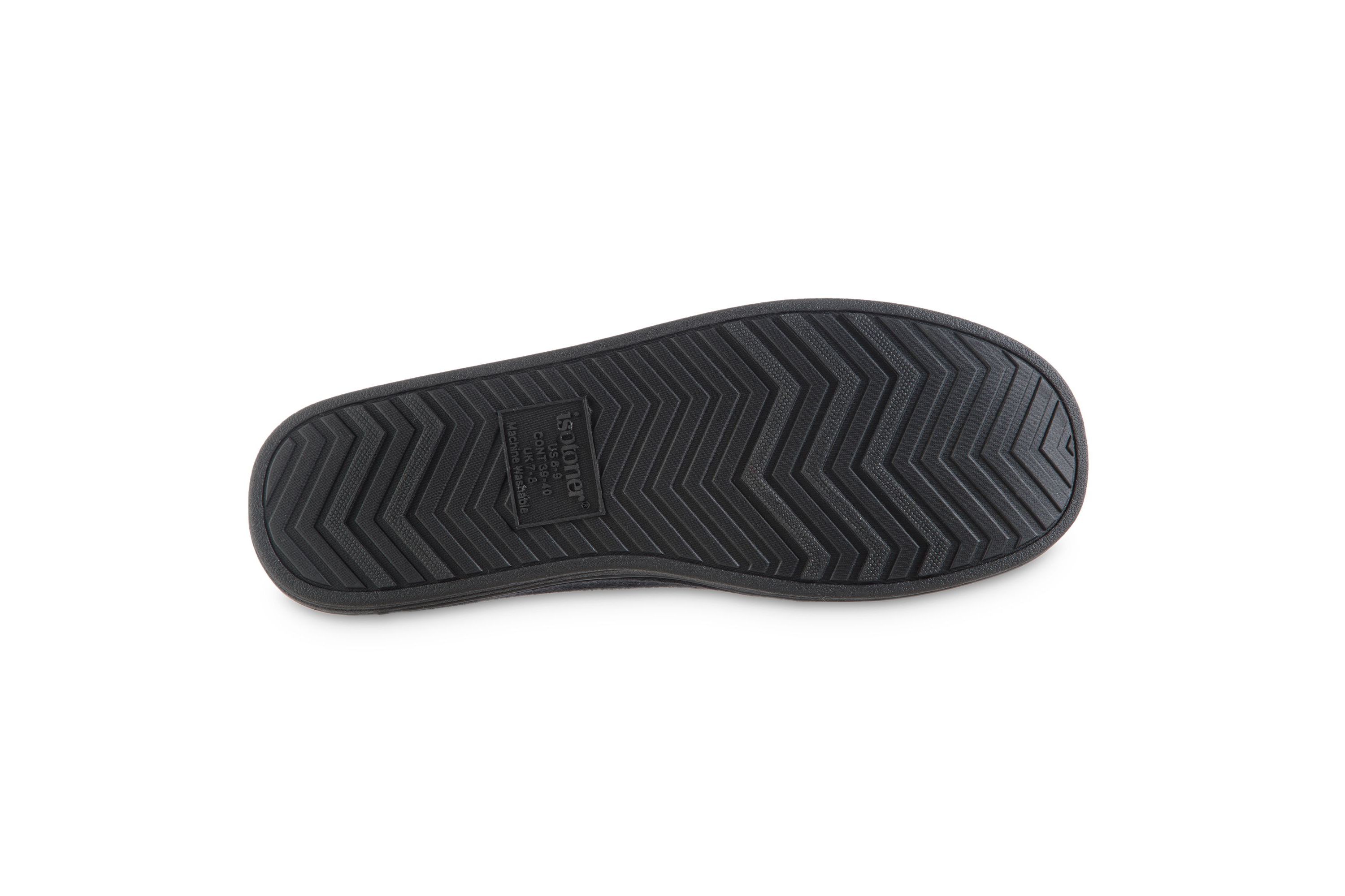 Isotoner Mens Memory Foam Microterry Samson Closed Back Slippers