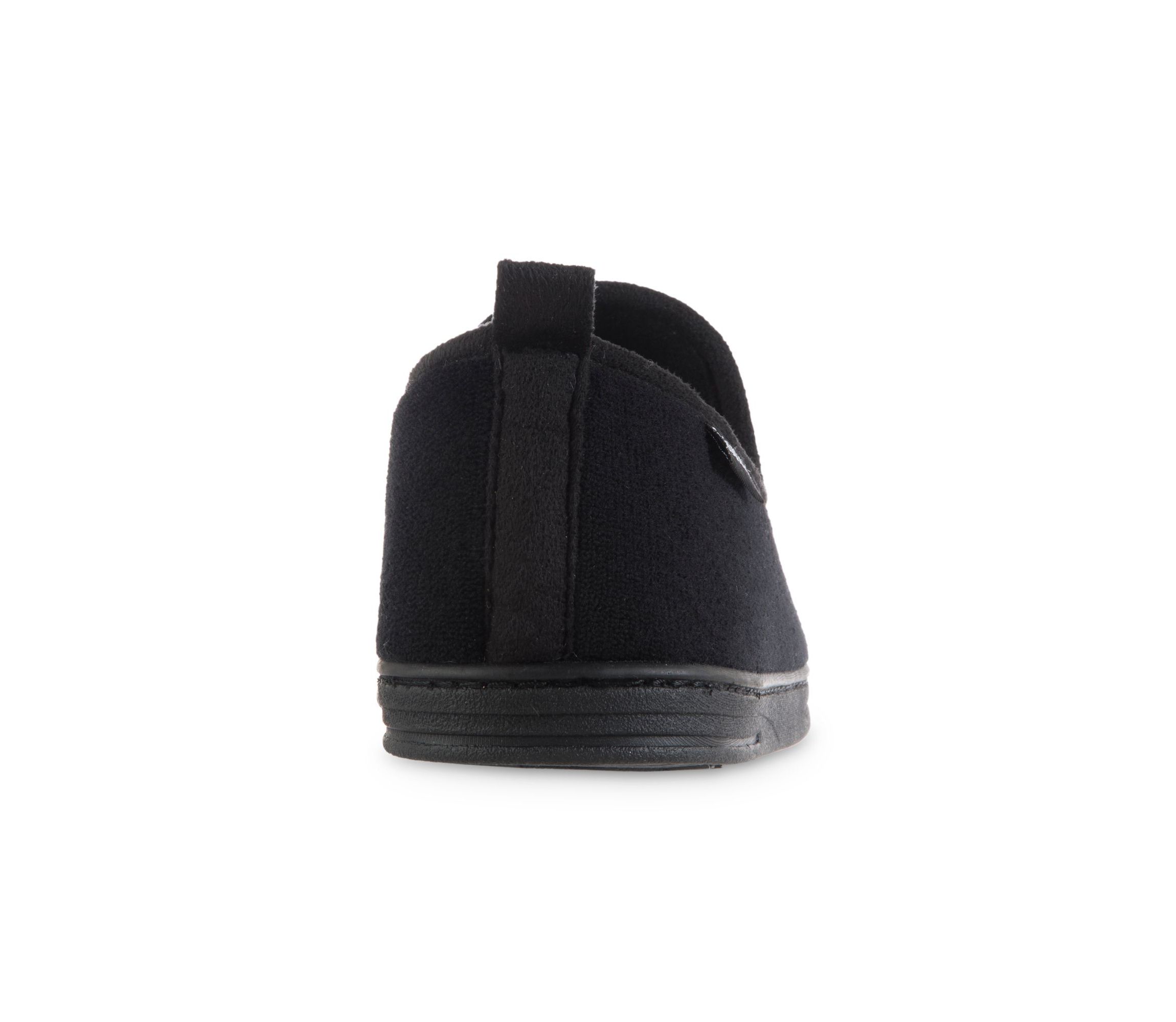 Isotoner Mens Memory Foam Microterry Samson Closed Back Slippers