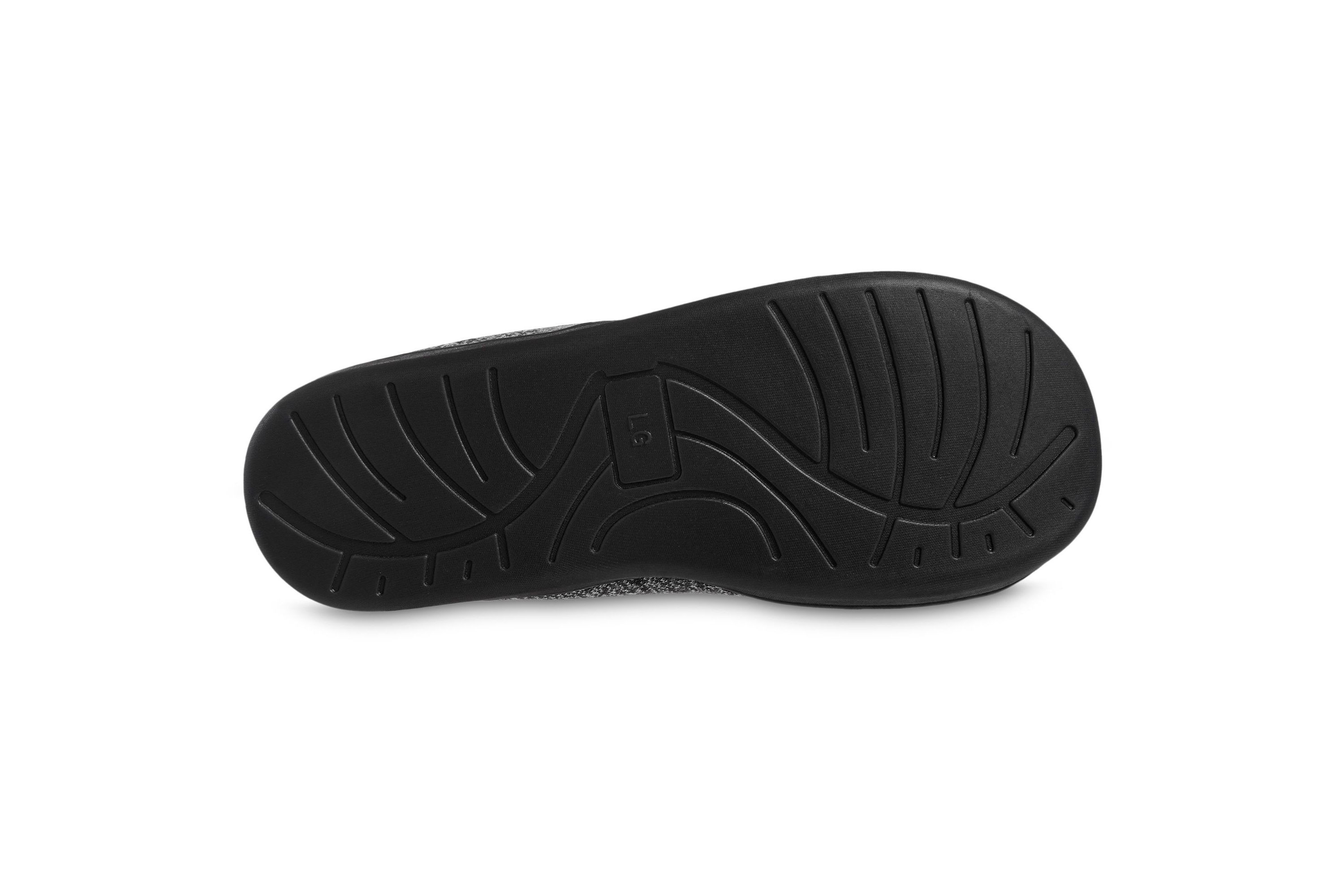 isotoner Mens Heathered Knit Hoodback Slippers