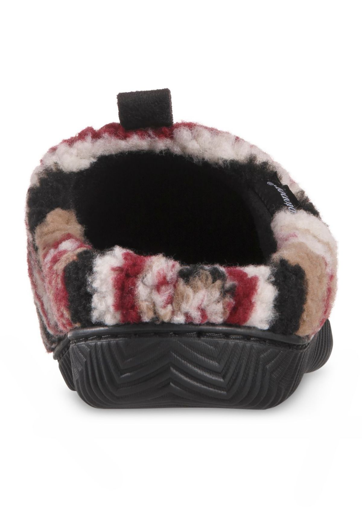 isotoner Mens Advanced Memory Foam Berber Greyson Hoodback ECO Comfort Slippers