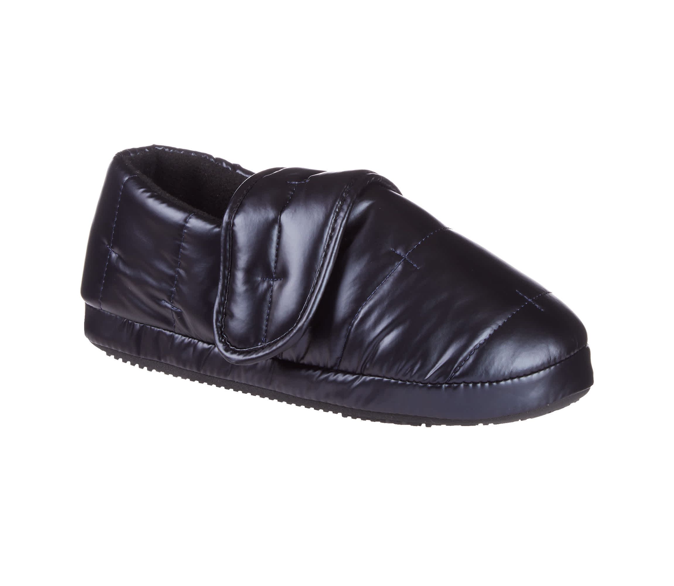 Womens Nylon Puffer Mikaela Slipper with Memory Foam and Indoor/Outdoor Sole