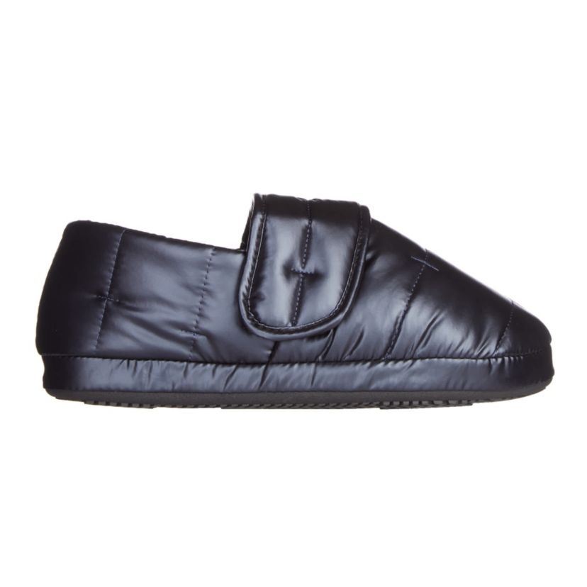 Womens Nylon Puffer Mikaela Slipper with Memory Foam and Indoor/Outdoor Sole