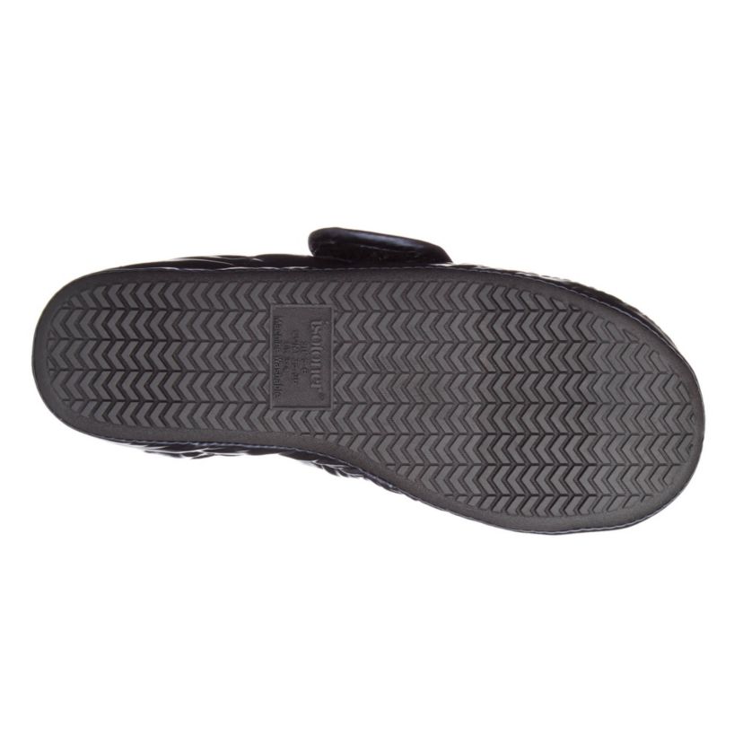 Womens Nylon Puffer Mikaela Slipper with Memory Foam and Indoor/Outdoor Sole