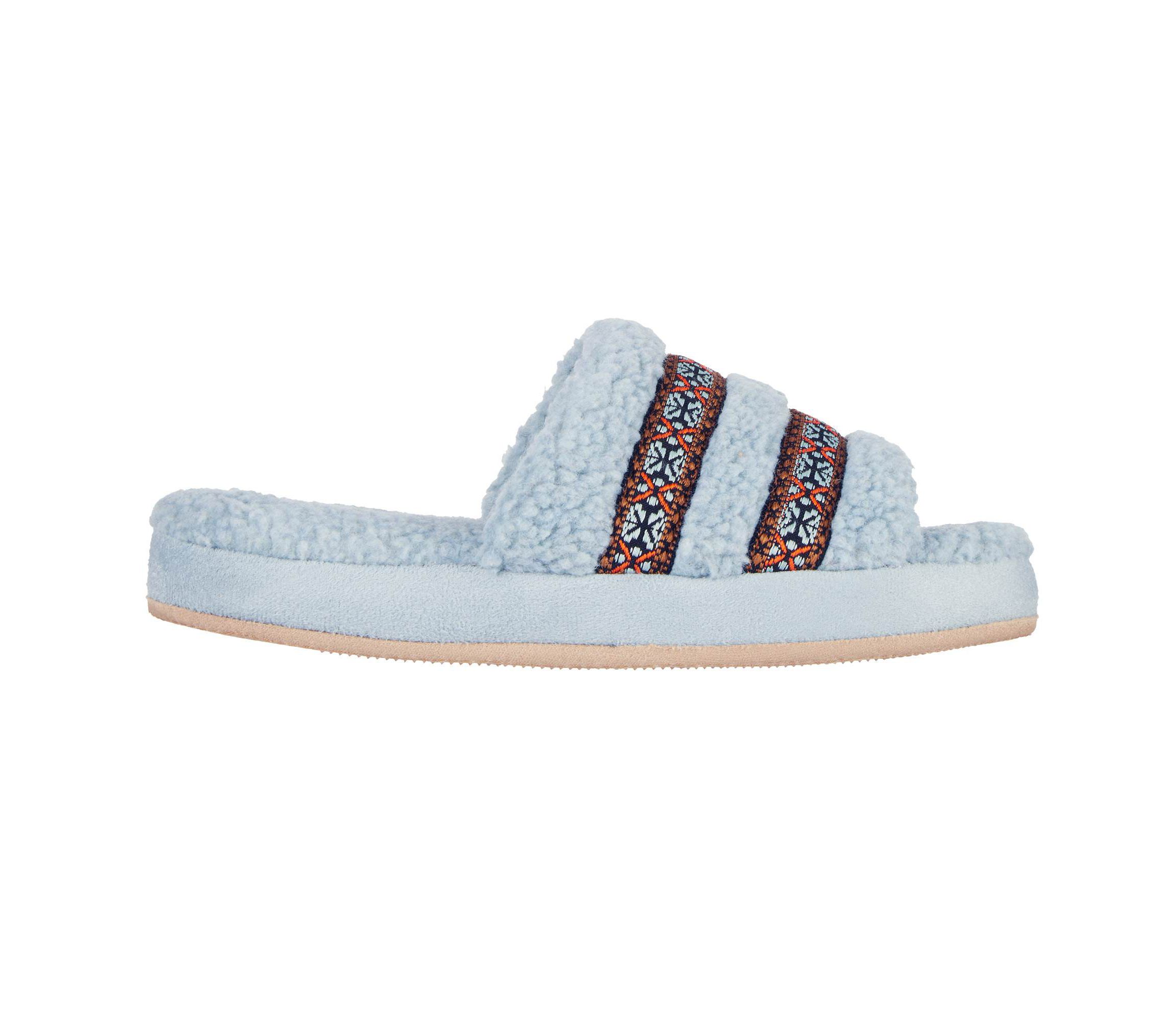 Womens Berber Clara Slide Slippers with Memory Foam and Indoor/Outdoor Sole