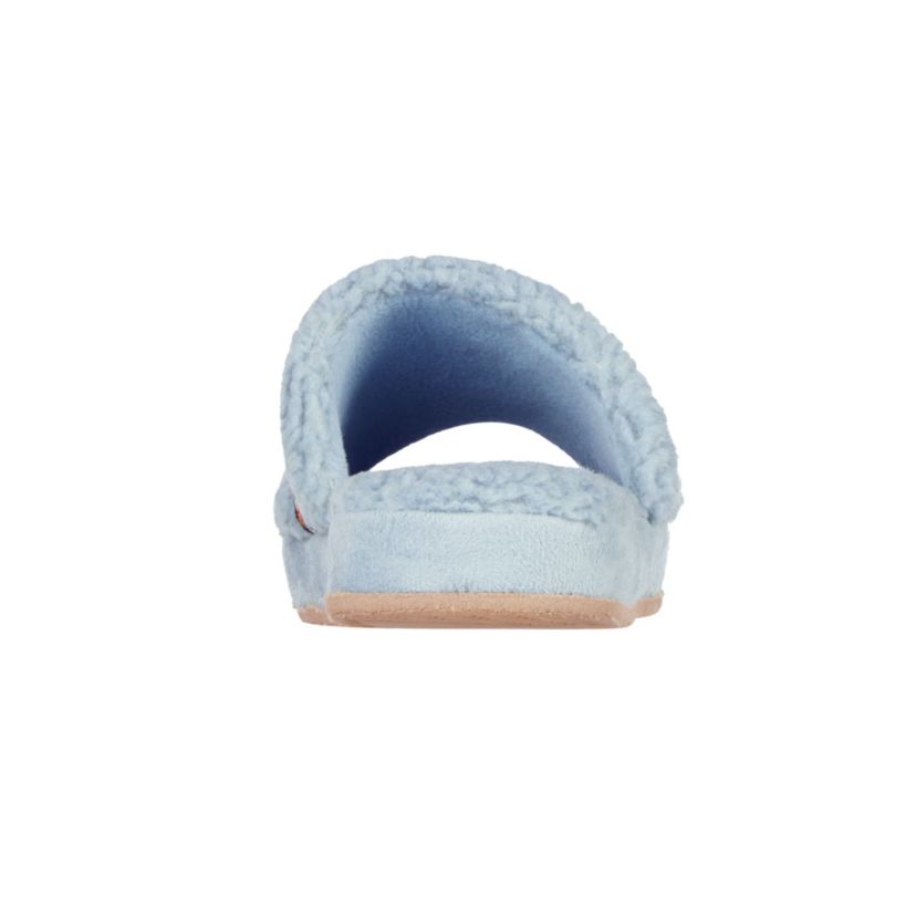 Womens Berber Clara Slide Slippers with Memory Foam and Indoor/Outdoor Sole