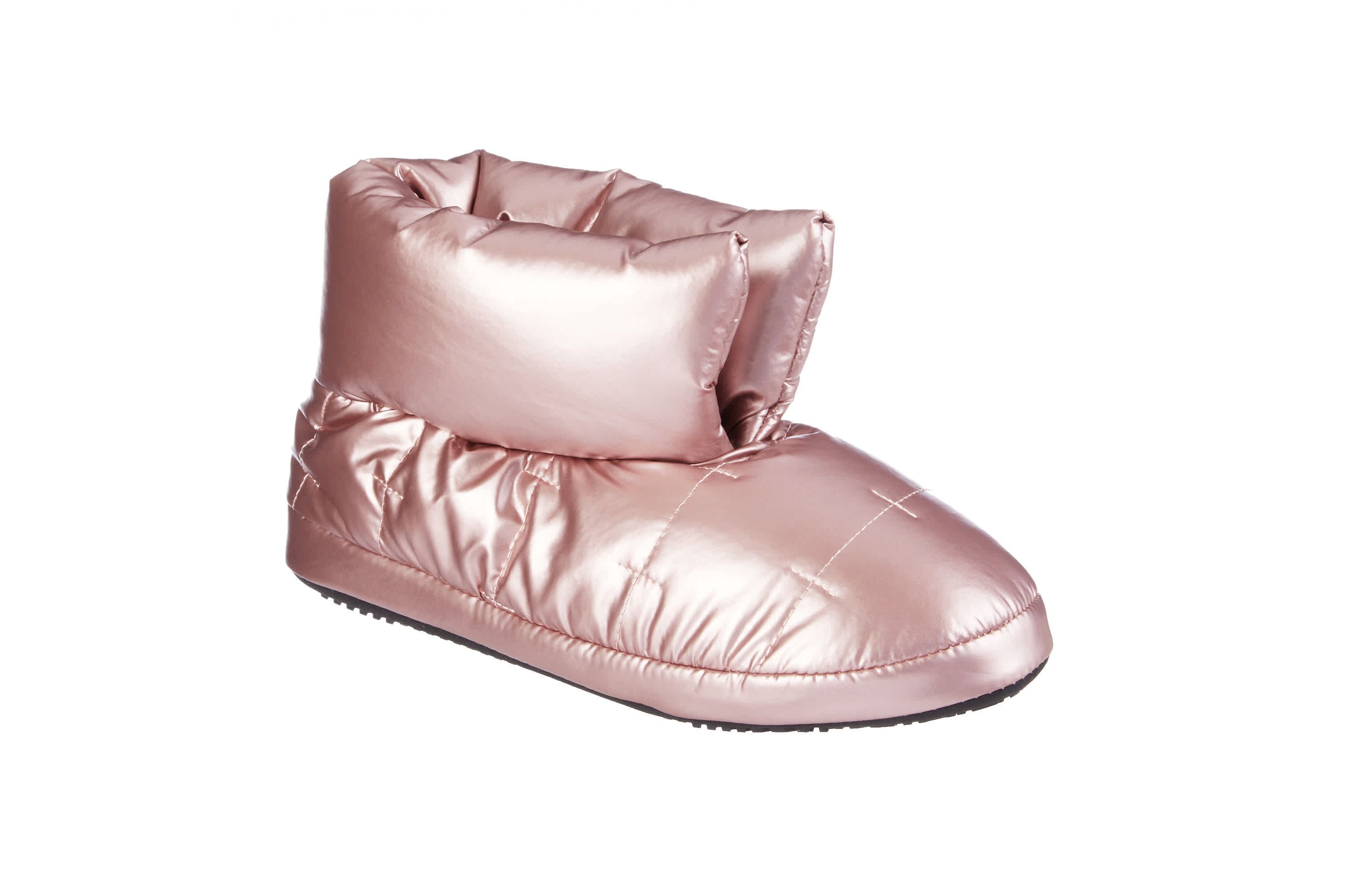 Womens Nylon Puffer Mikaela Bootie with Memory Foam and Indoor/Outdoor Sole