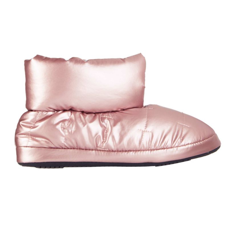 Womens Nylon Puffer Mikaela Bootie with Memory Foam and Indoor/Outdoor Sole