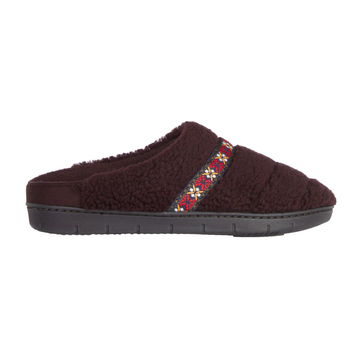 Womens Clara Berber Clog Slippers with Memory Foam and Indoor/Outdoor Sole