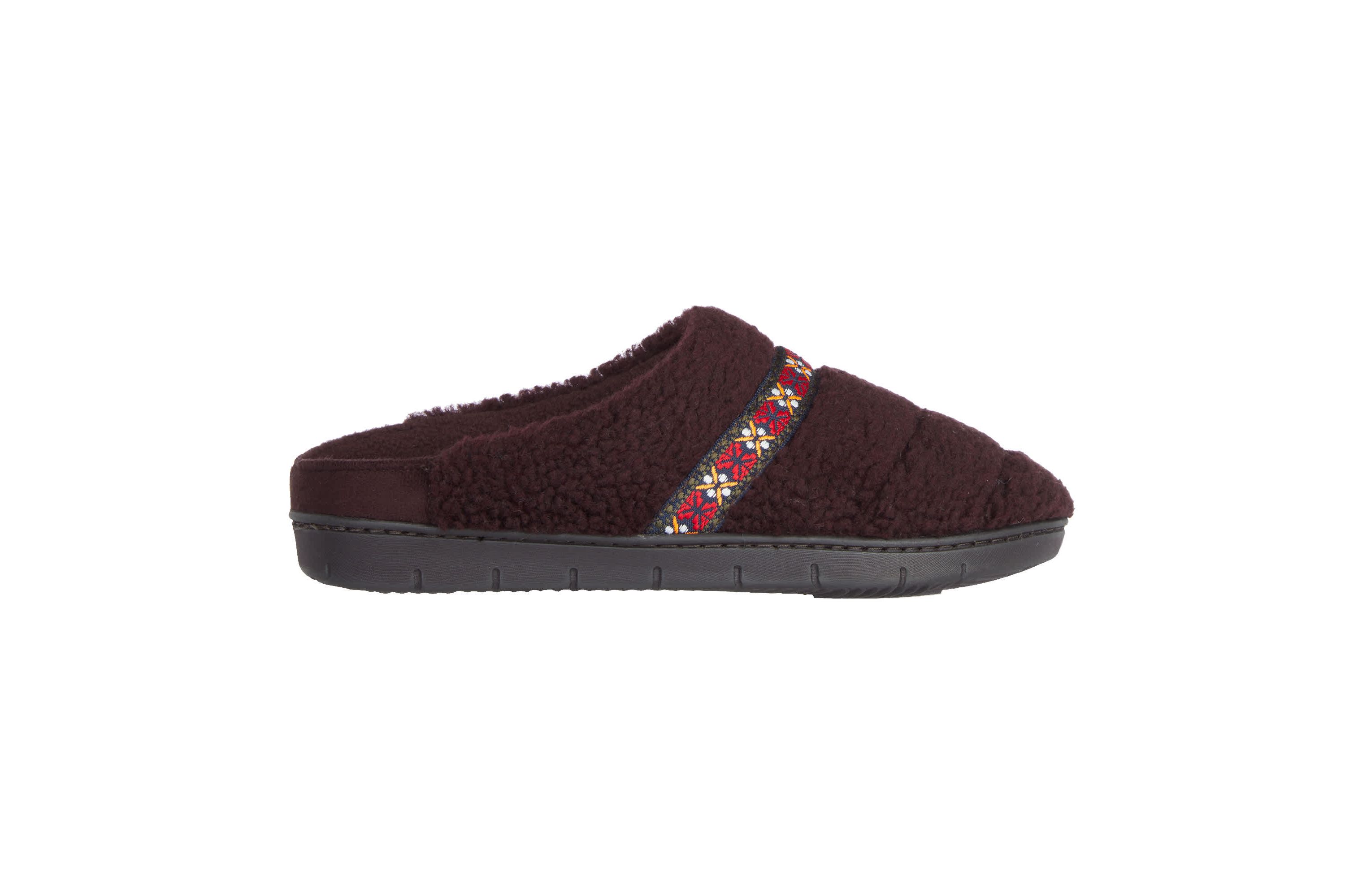 Womens Clara Berber Clog Slippers with Memory Foam and Indoor/Outdoor Sole