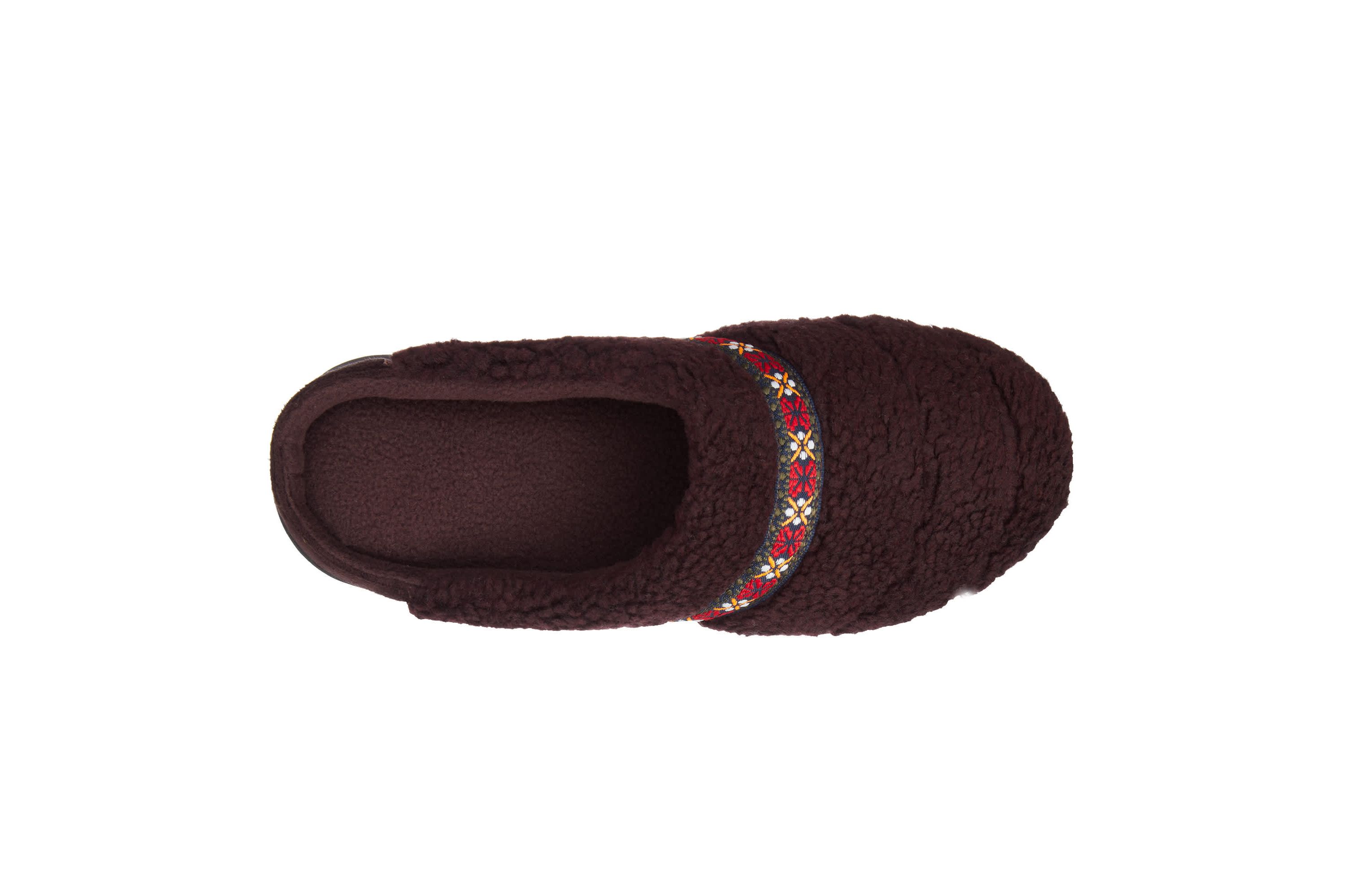 Womens Clara Berber Clog Slippers with Memory Foam and Indoor/Outdoor Sole