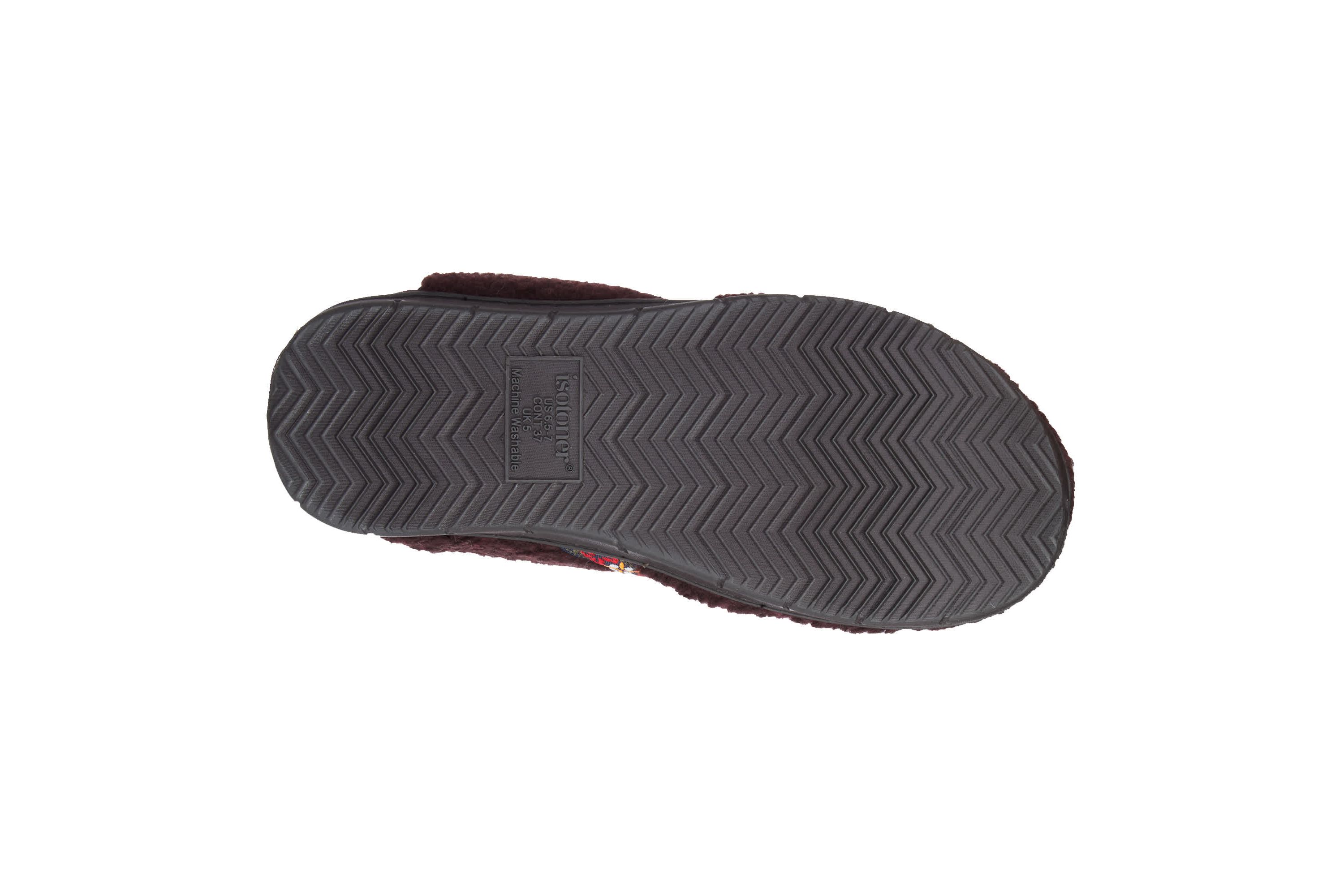 Womens Clara Berber Clog Slippers with Memory Foam and Indoor/Outdoor Sole