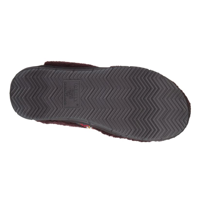 Womens Clara Berber Clog Slippers with Memory Foam and Indoor/Outdoor Sole