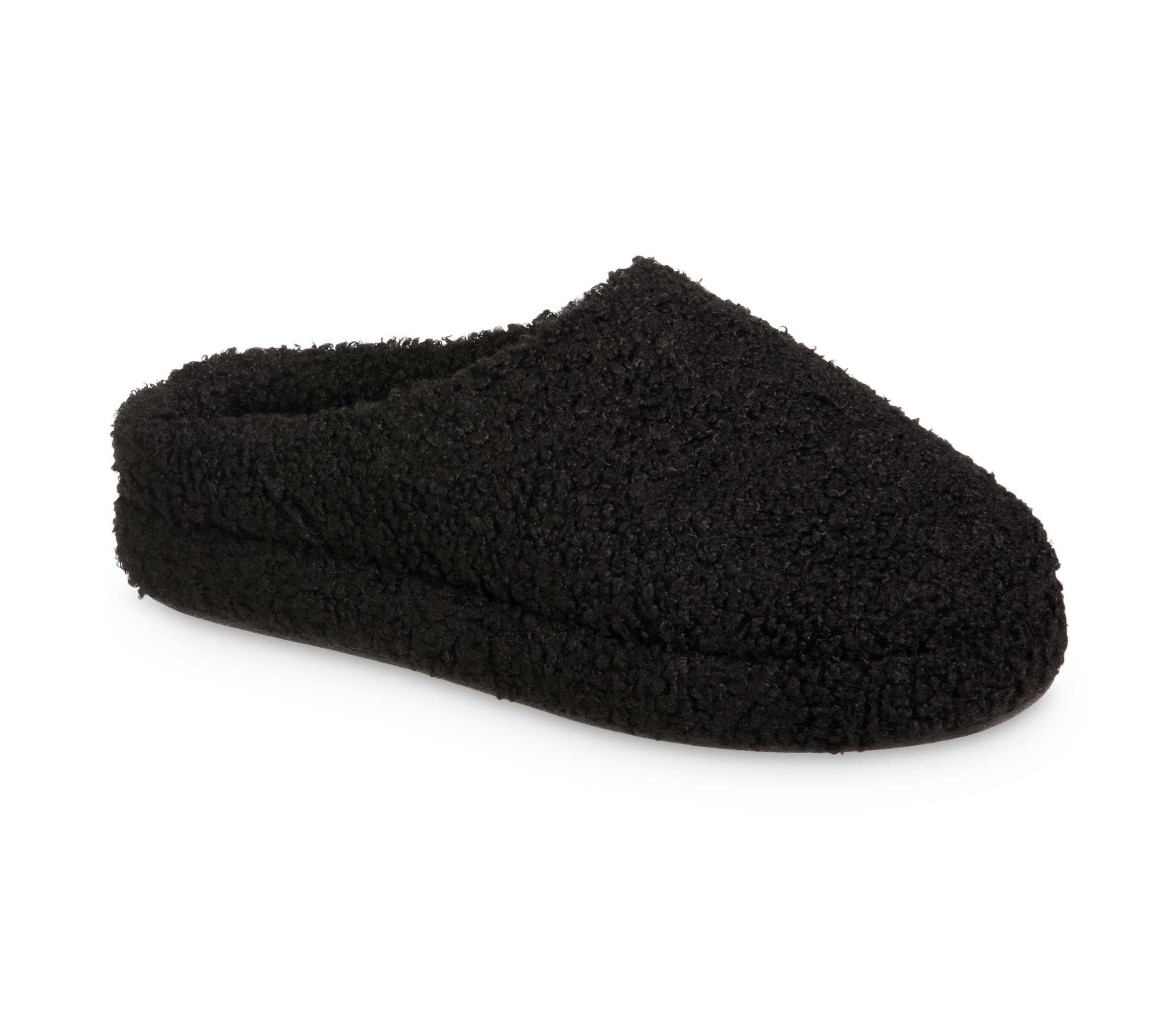Womens Berber Fiona Clog Slippers with Memory Foam and Indoor/Outdoor Sole