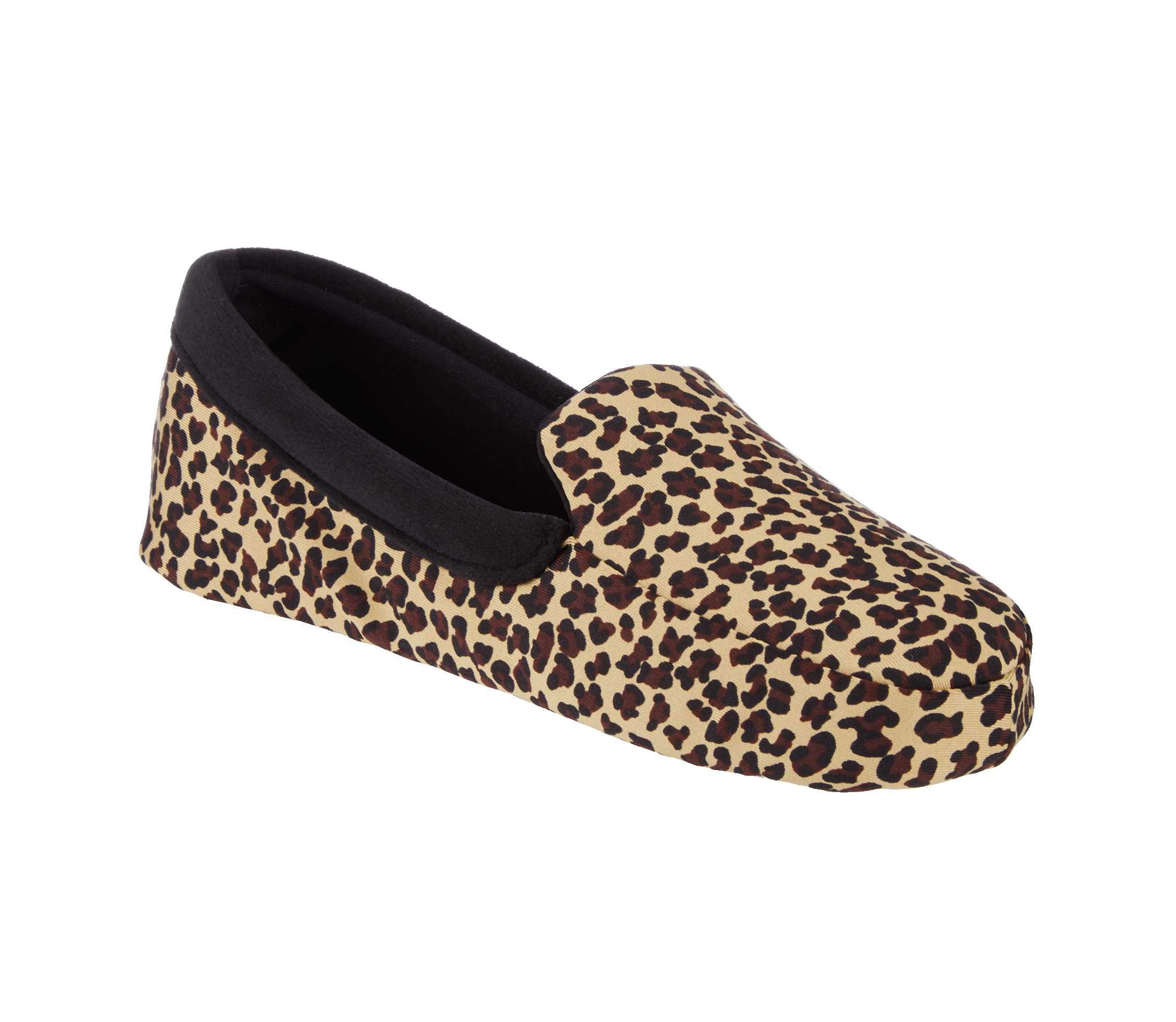 Womens Spandex and Velour Detailed Ivy Moccasin Slippers with Genuine Suede Sole