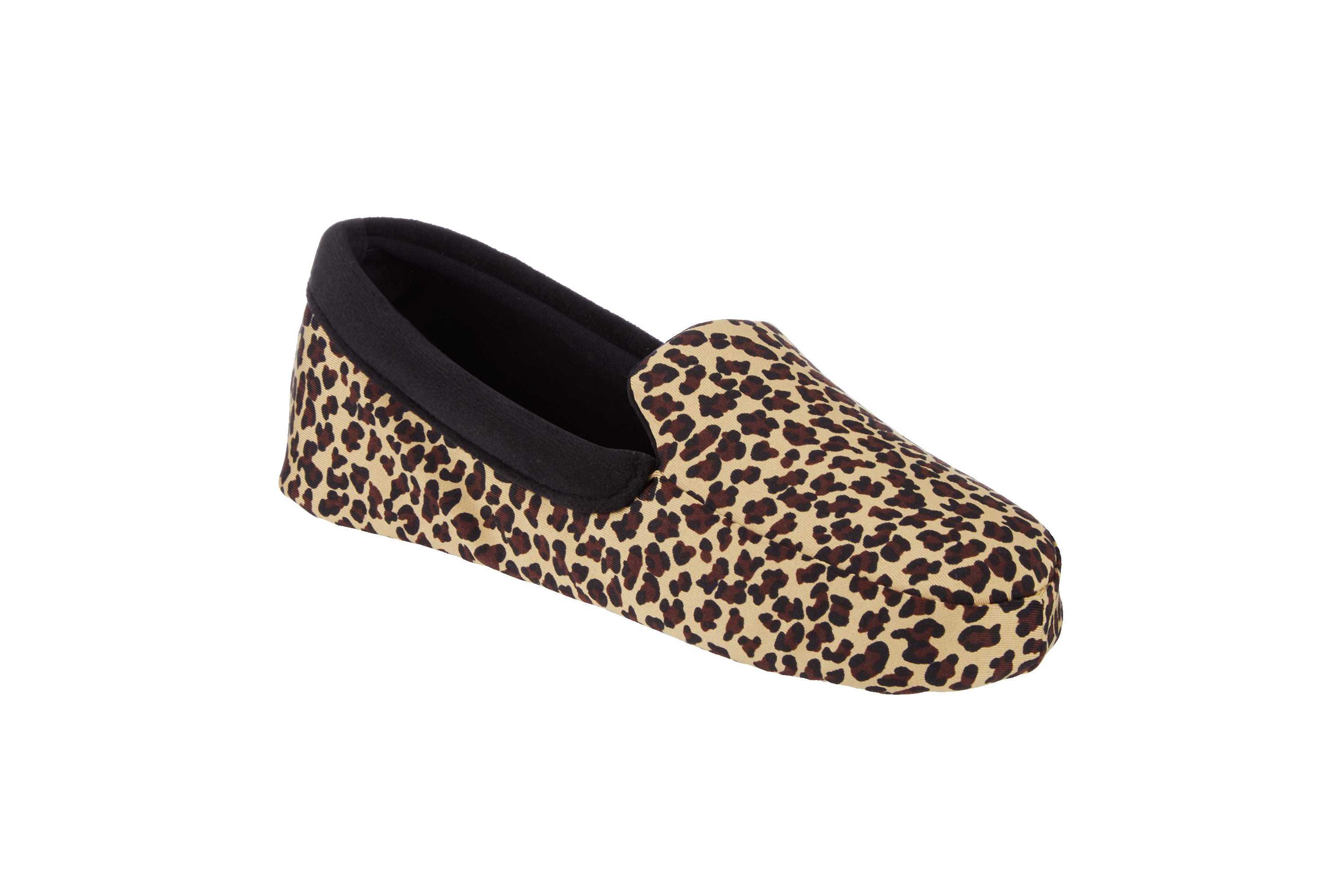 Womens Spandex and Velour Detailed Ivy Moccasin Slippers with Genuine Suede Sole