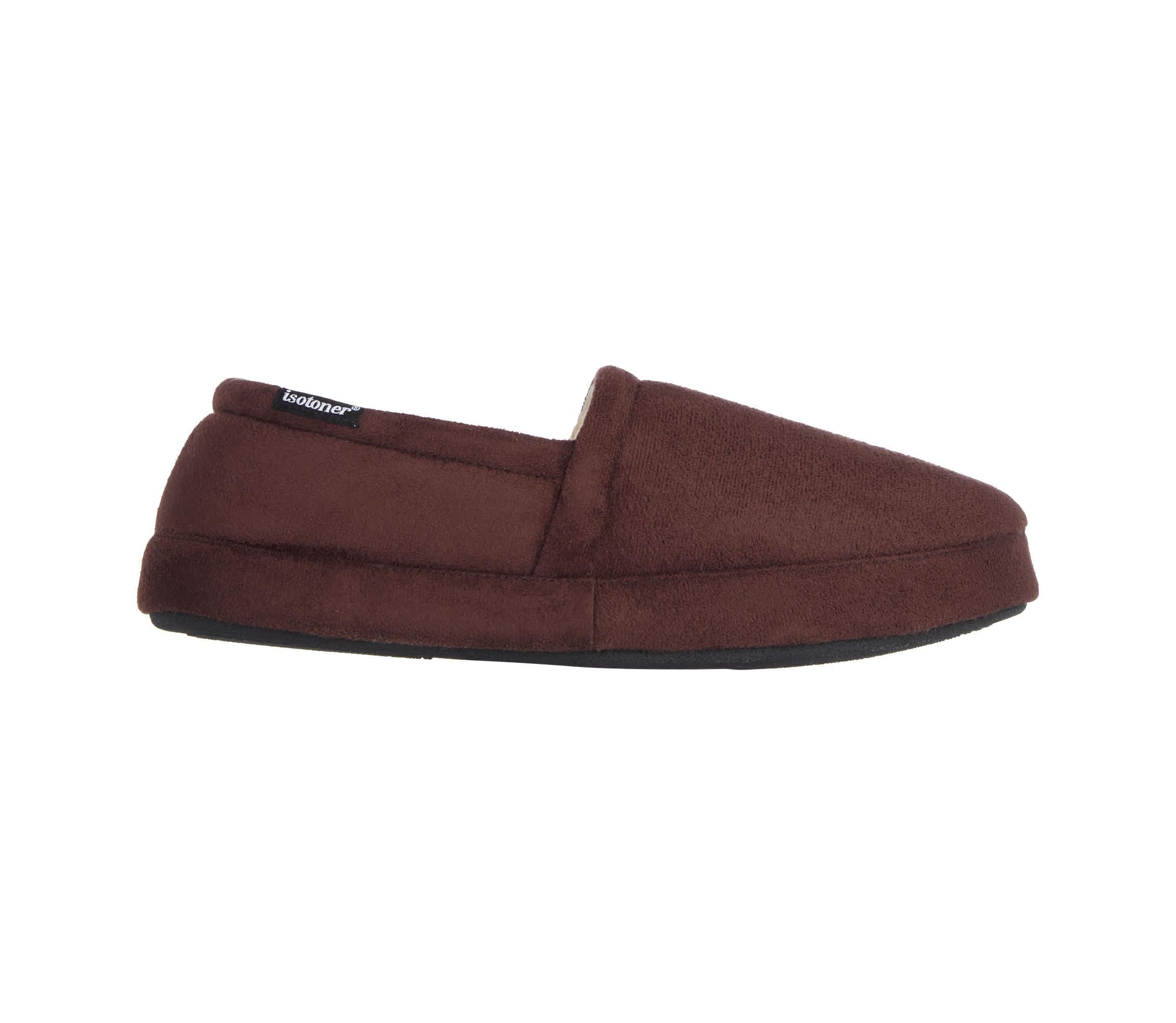 Mens Year Round Essentials Closed Back Slippers with Recycled Microsuede and Memory Foam