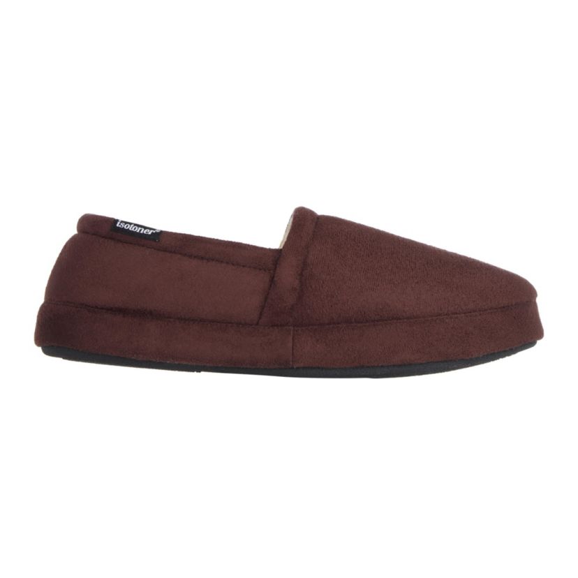 Mens Year Round Essentials Closed Back Slippers with Recycled Microsuede and Memory Foam