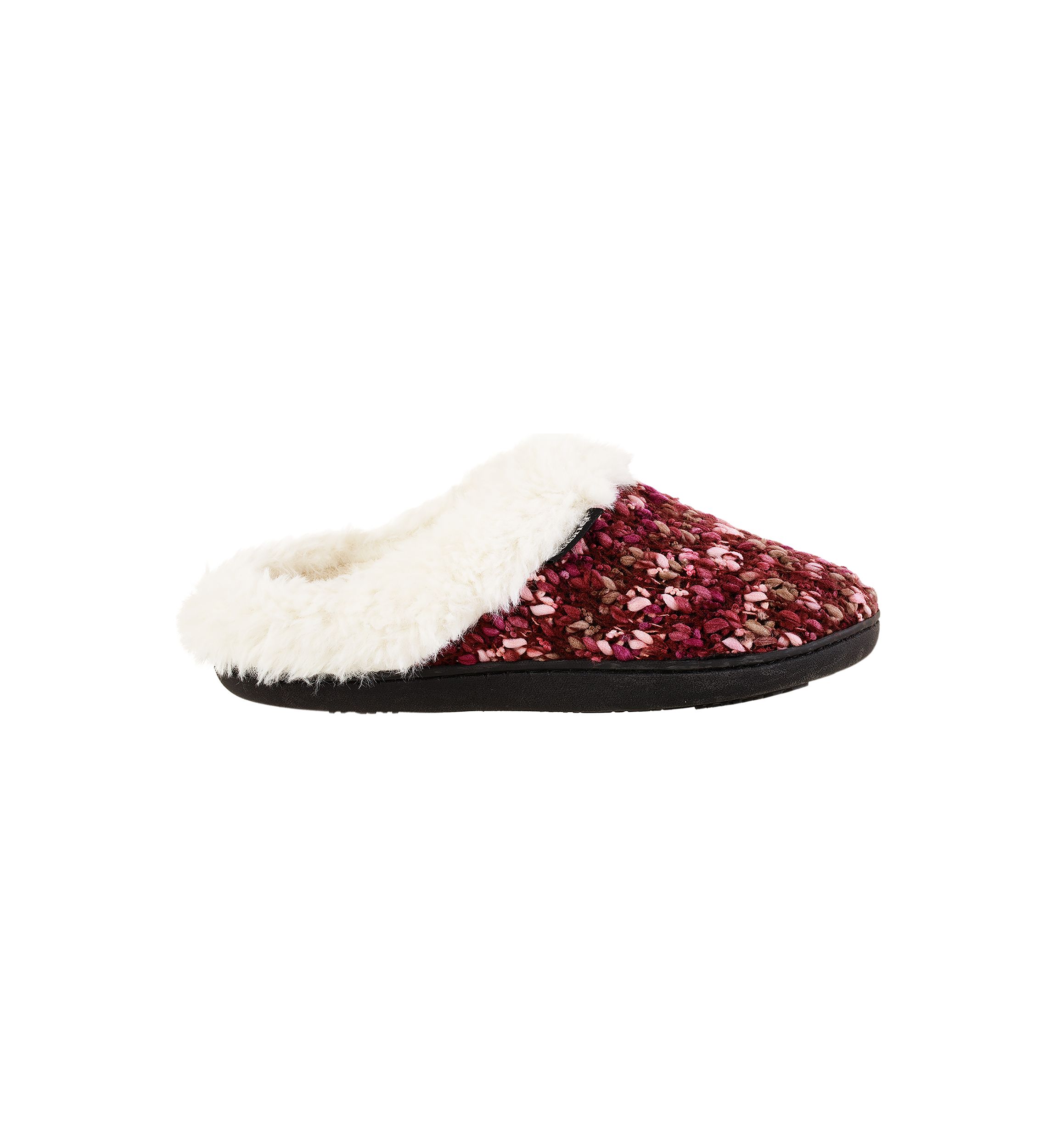 Womens Memory Foam Chunky Sweater Knit Amanda Clog Slippers