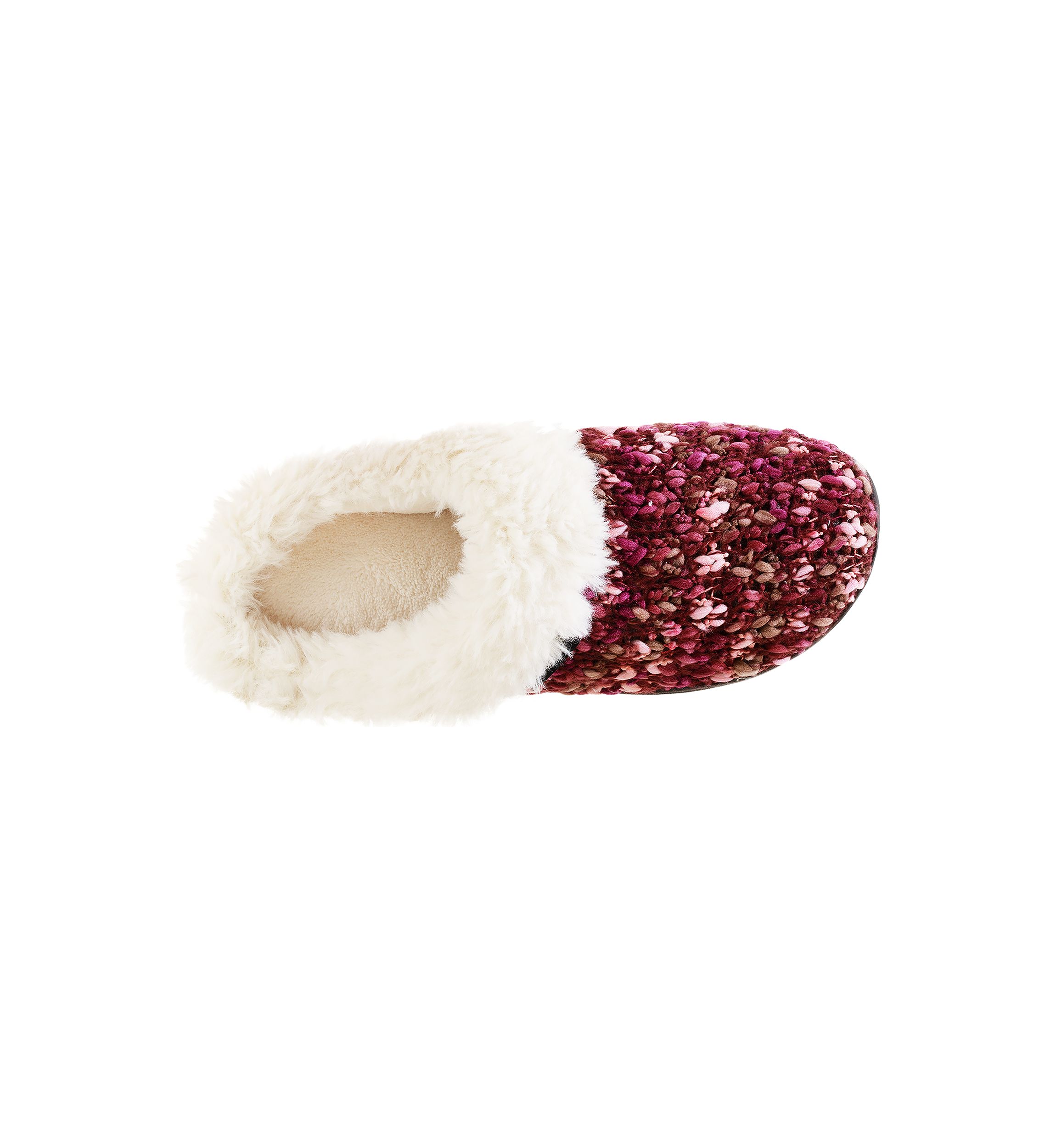 Womens Memory Foam Chunky Sweater Knit Amanda Clog Slippers