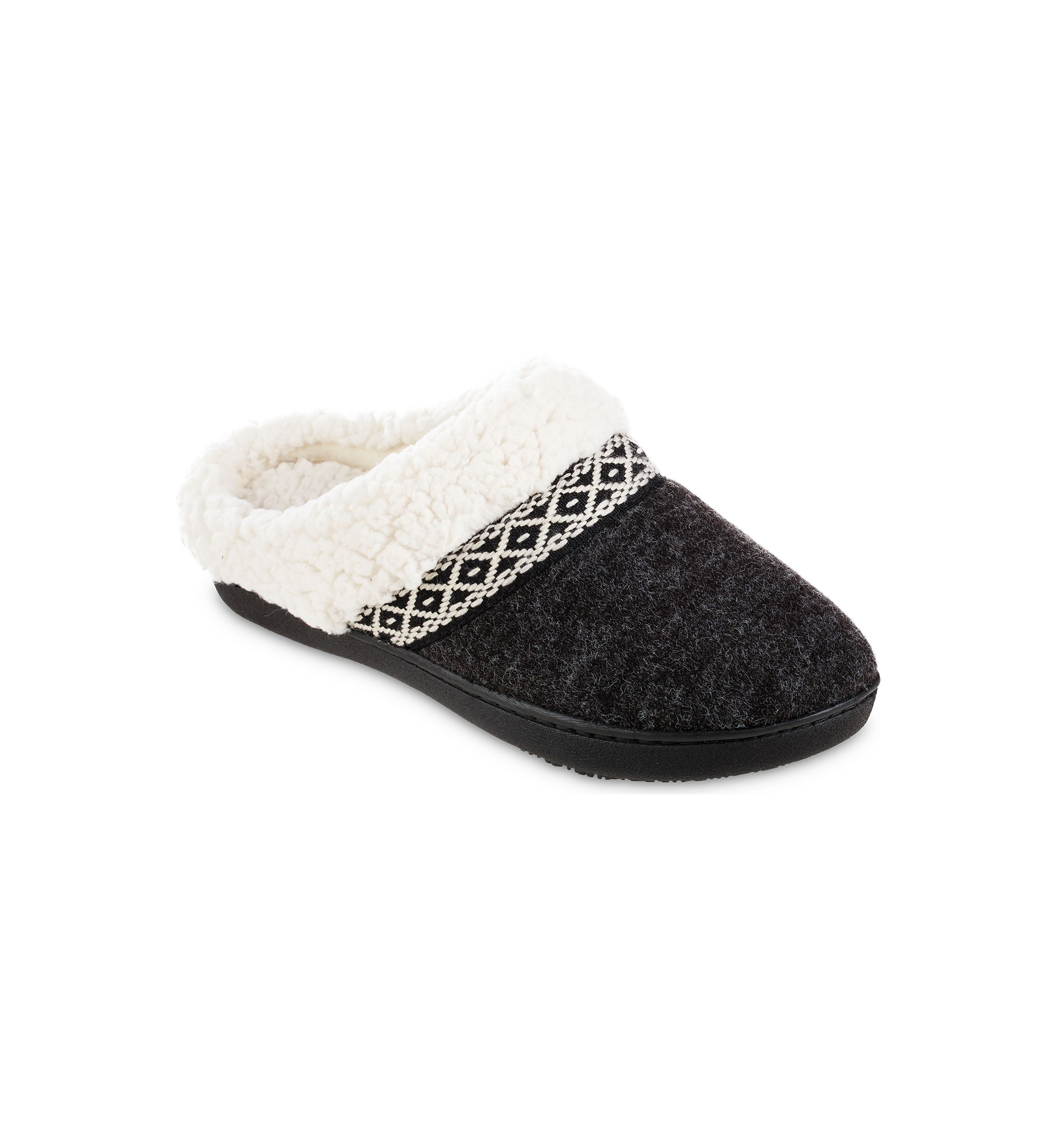 Womens Heather Knit Ada Hoodback Slippers