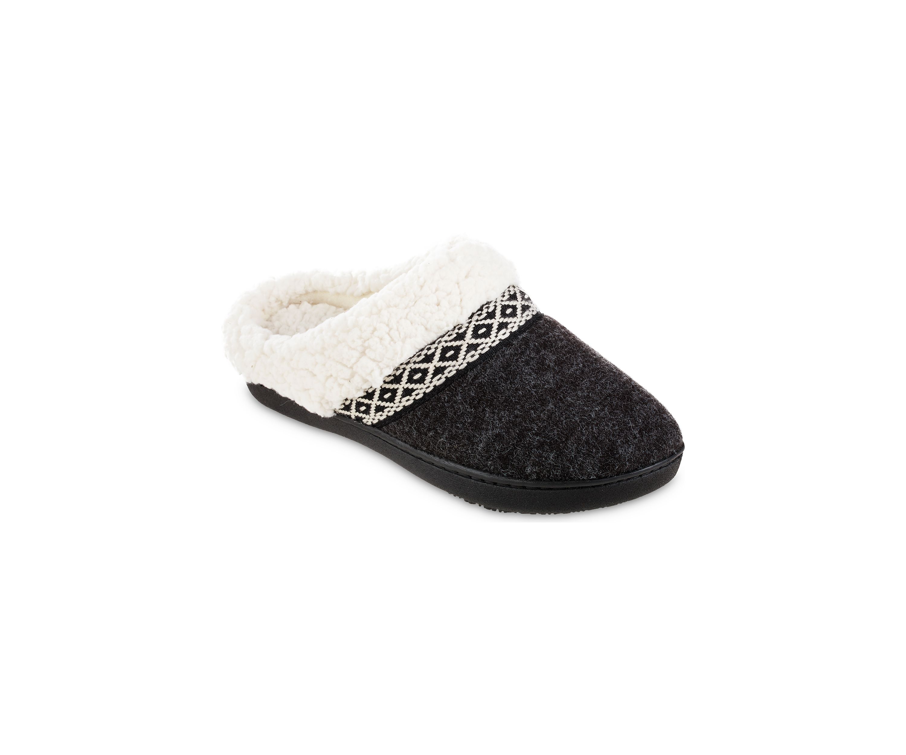 Womens Heather Knit Ada Hoodback Slippers