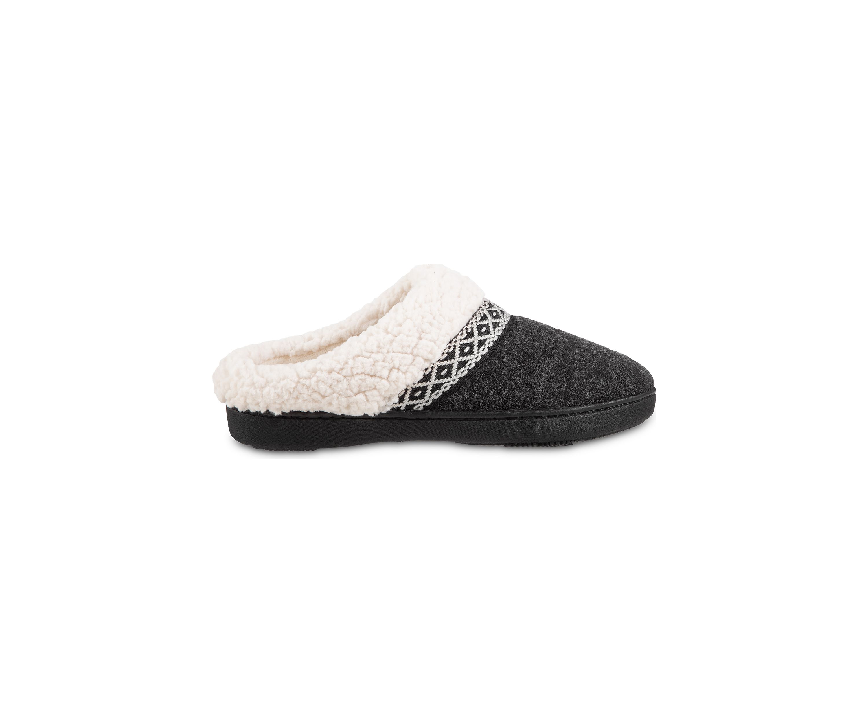 Womens Heather Knit Ada Hoodback Slippers