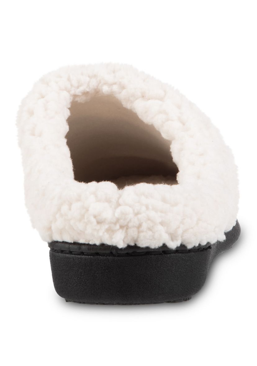 Womens Indoor/Outdoor Memory Foam Heathered Knit Ada Slippers