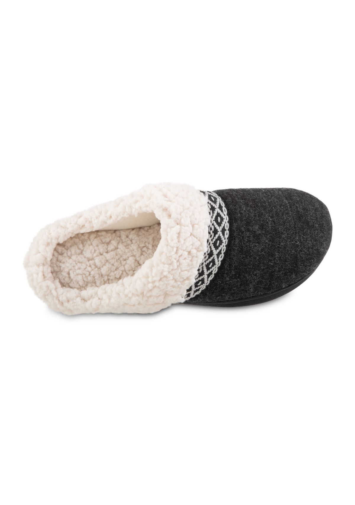 Womens Indoor/Outdoor Memory Foam Heathered Knit Ada Slippers