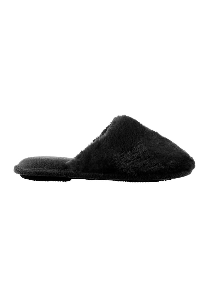 Boxed Faux Fur Clog Slippers