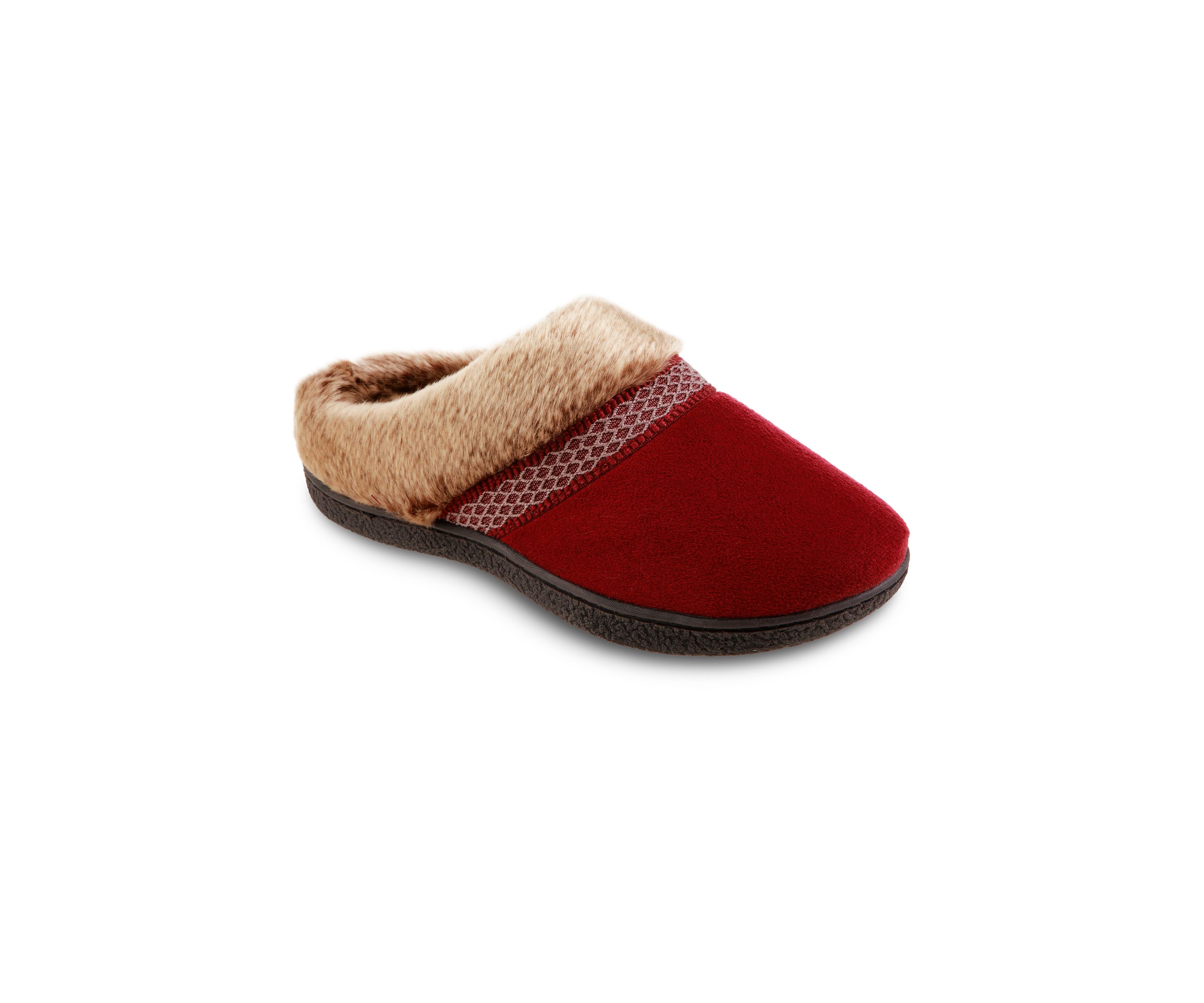 Microsuede Mallory Clog Slippers with Memory Foam Comfort