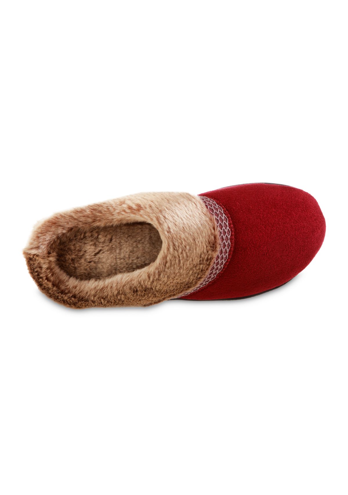 Microsuede Mallory Clog Slippers with Memory Foam Comfort