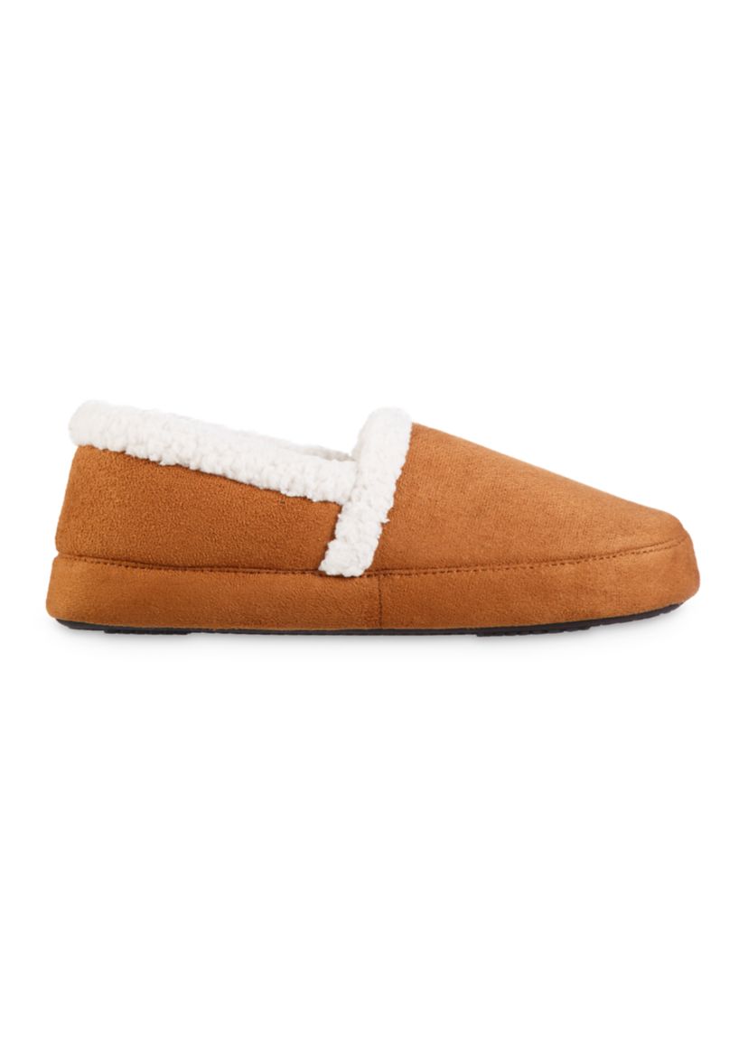 Womens Microsuede Marisol Closed Back Slippers