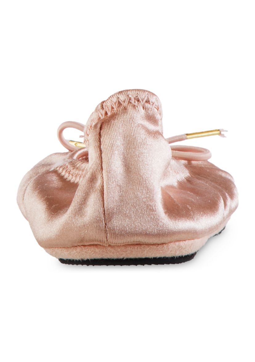 Womens Memory Foam Sloan Printed Ballerina Slippers