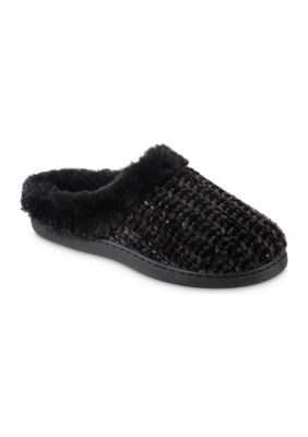 Women's Chenille Hoodback Slippers