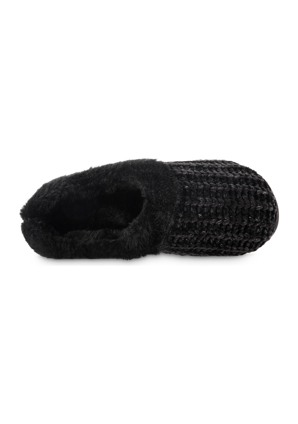 Womens Chenille Hoodback Slippers