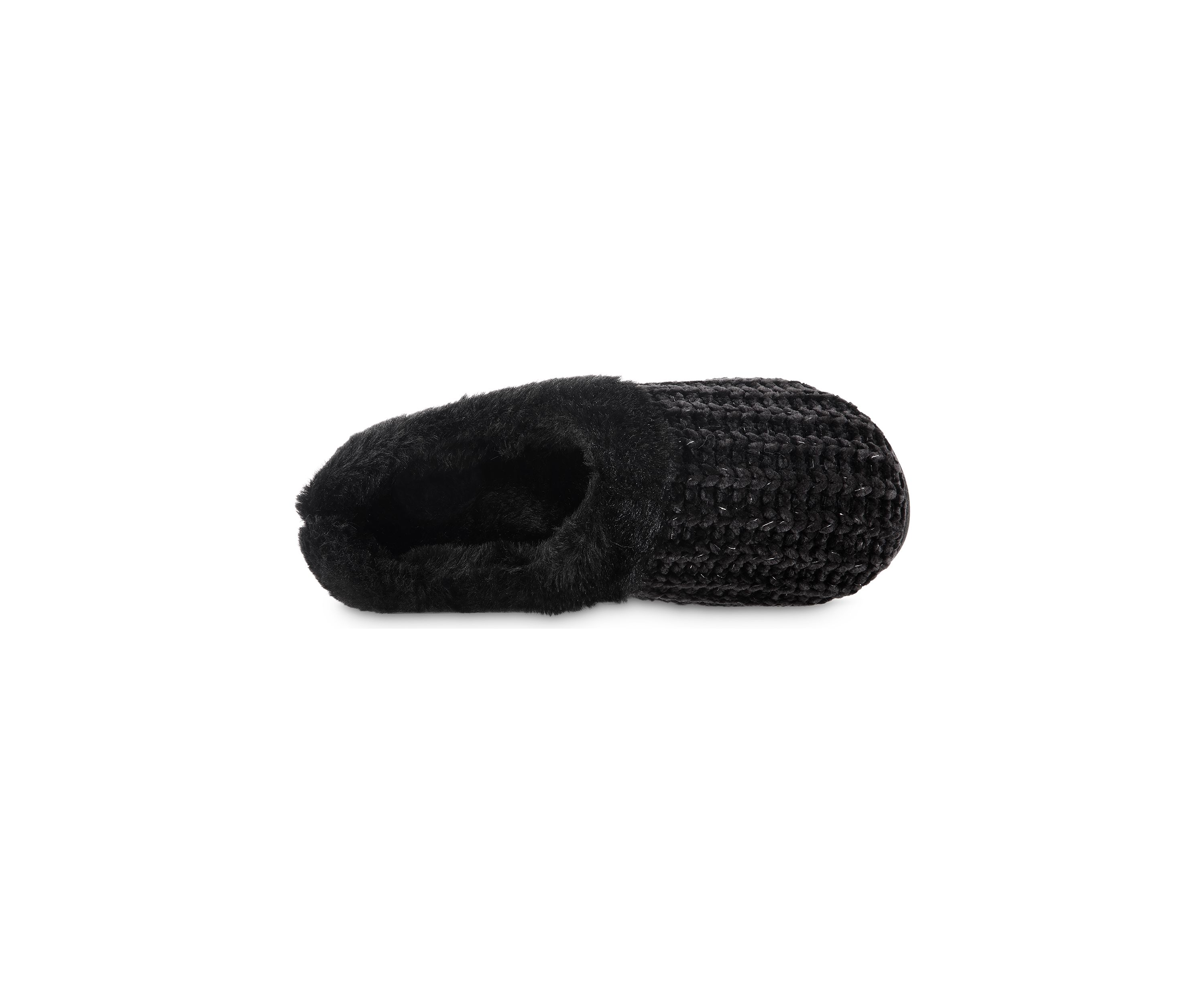 Womens Chenille Hoodback Slippers