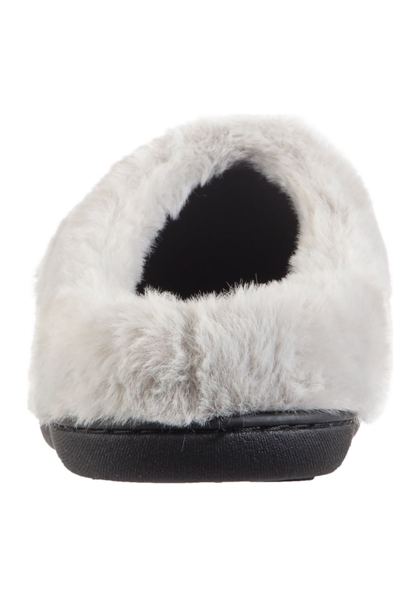 Boxed Shine Chenille Hoodback Slippers